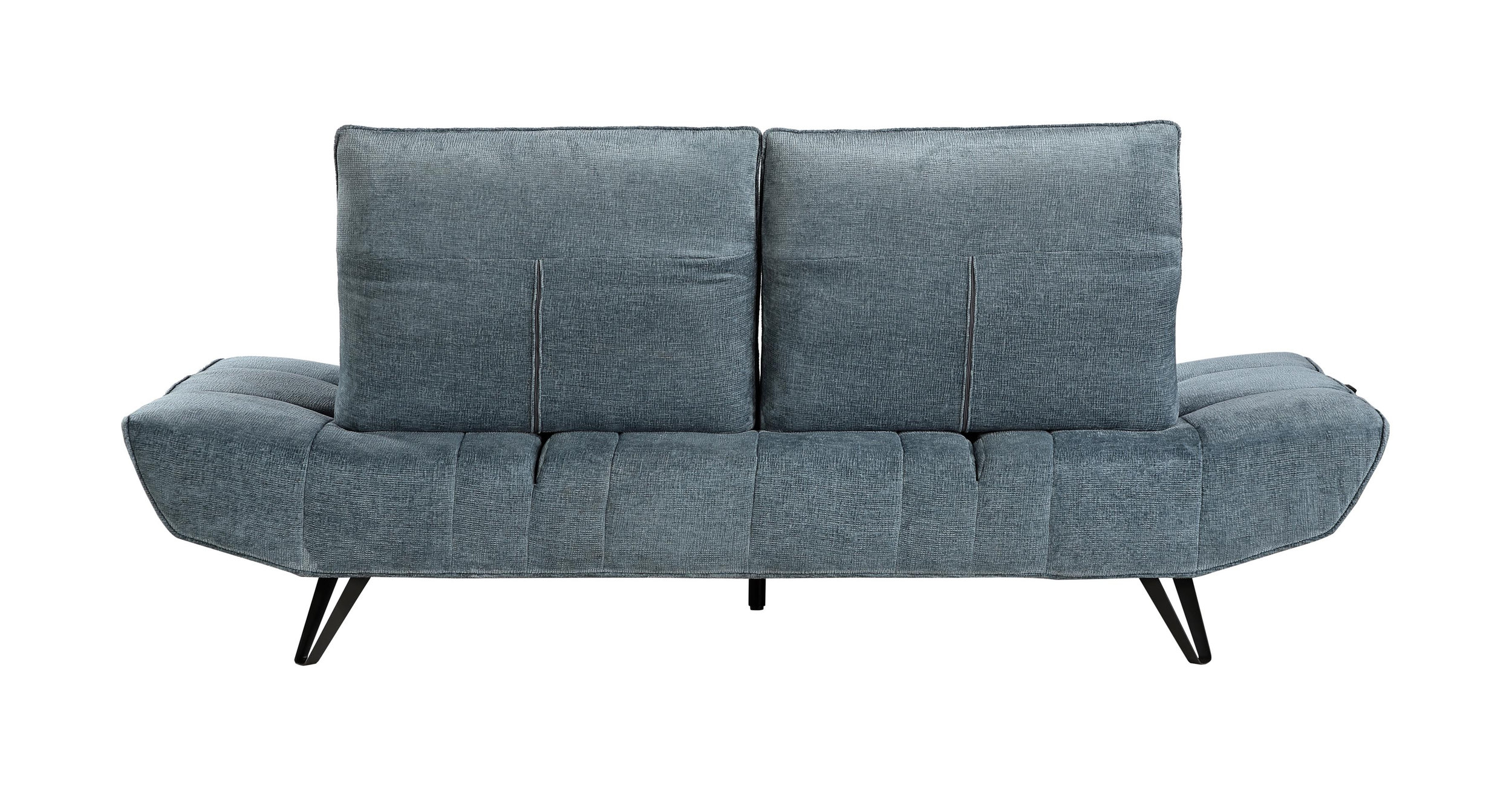 Quonsett Chenille Sofa with Power Adjustable Seat Depth & Manual Adjustable Headrests