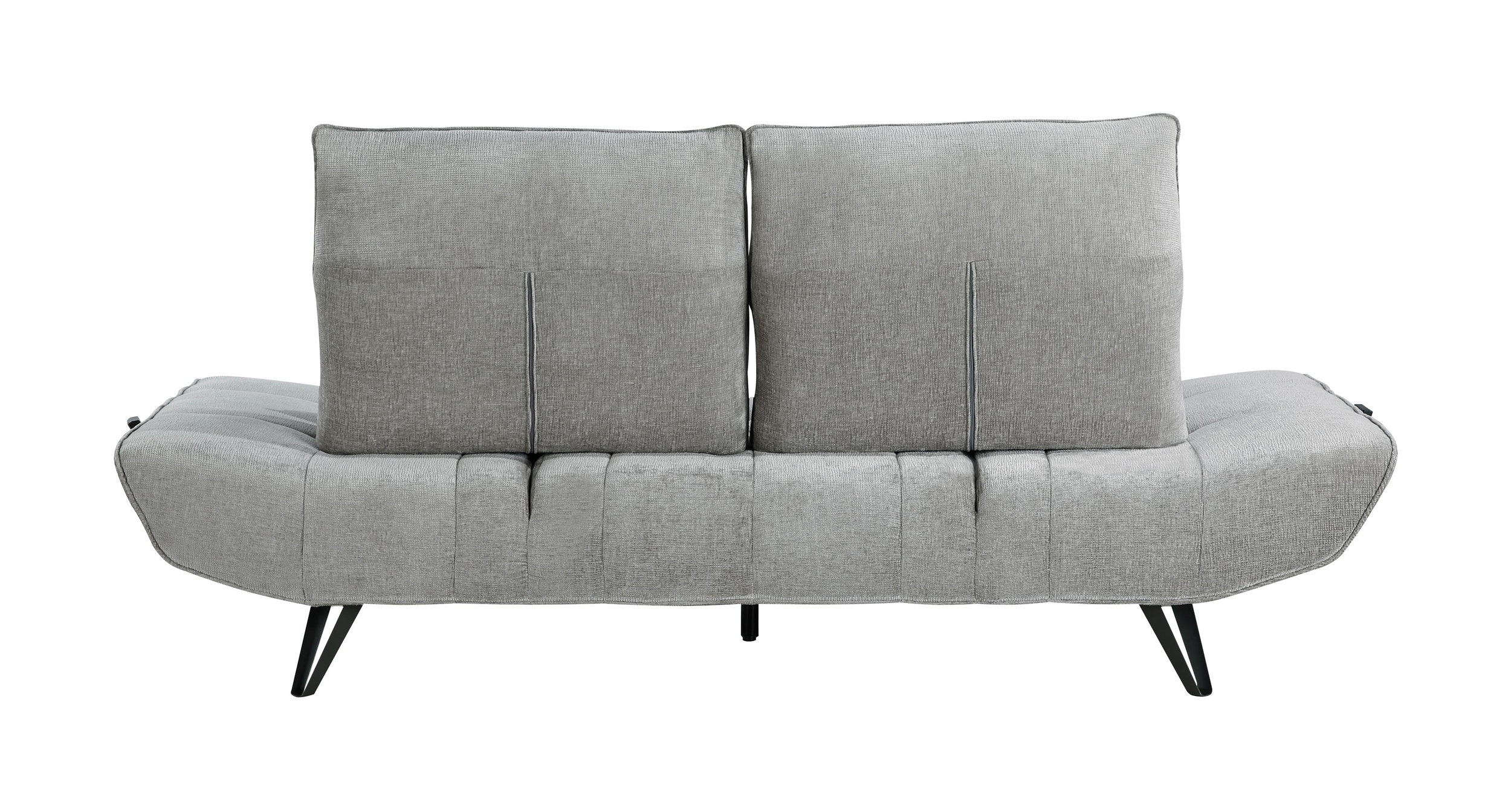 Quonsett Chenille Sofa with Power Adjustable Seat Depth & Manual Adjustable Headrests