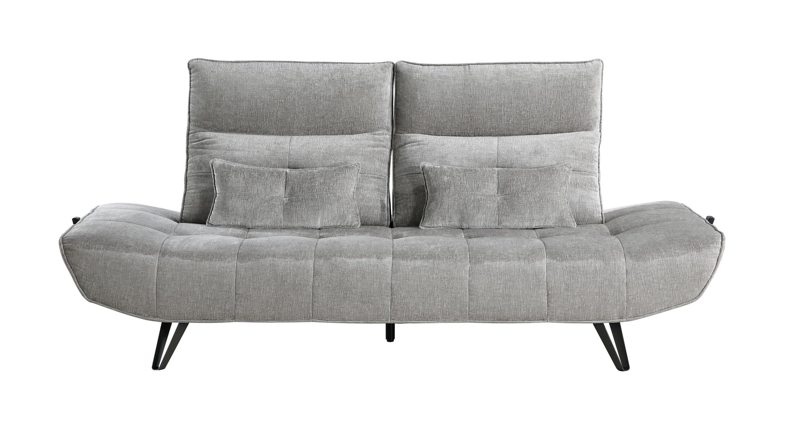 Quonsett Chenille Sofa with Power Adjustable Seat Depth & Manual Adjustable Headrests