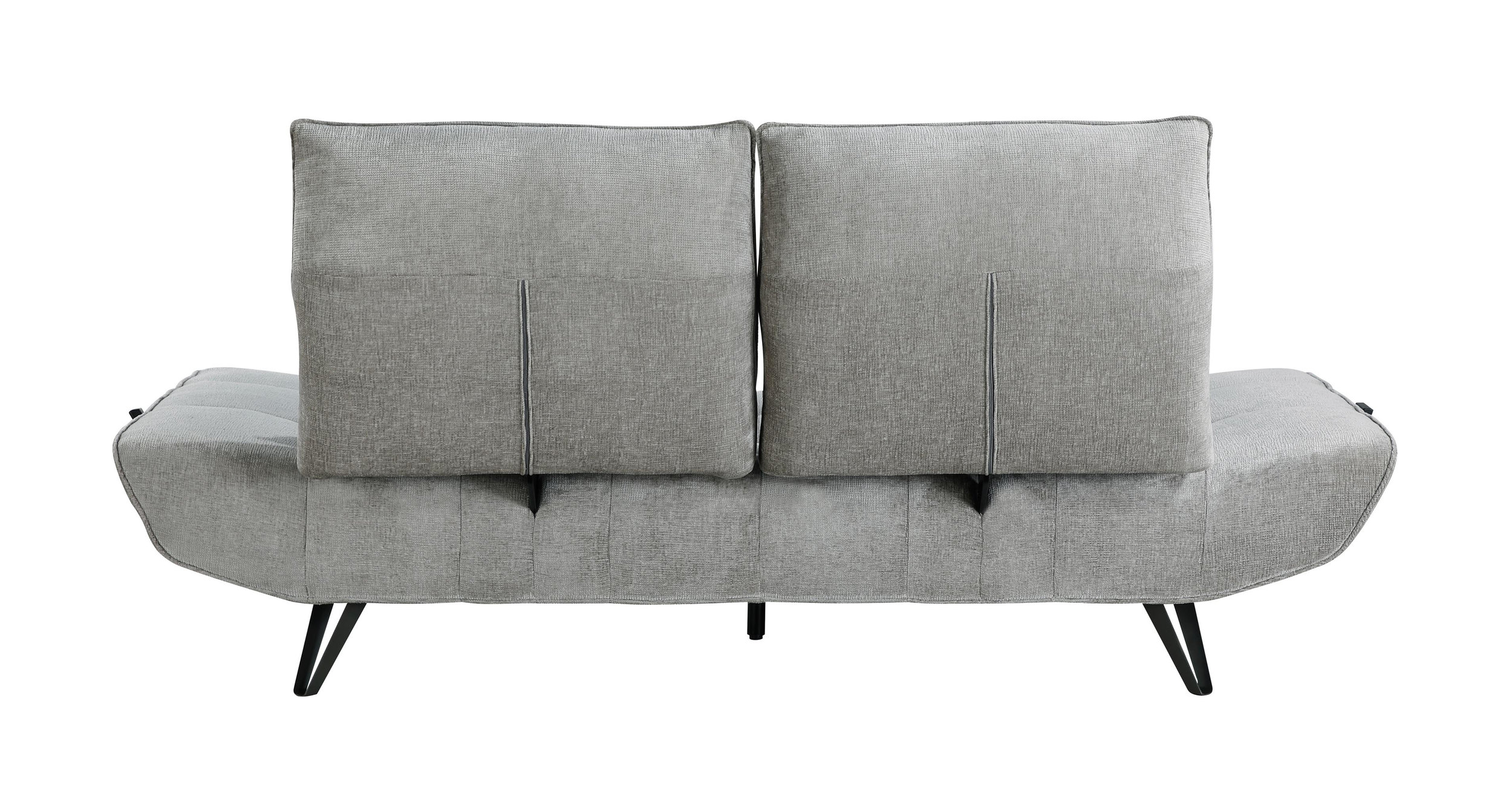 Quonsett Chenille Sofa with Power Adjustable Seat Depth & Manual Adjustable Headrests