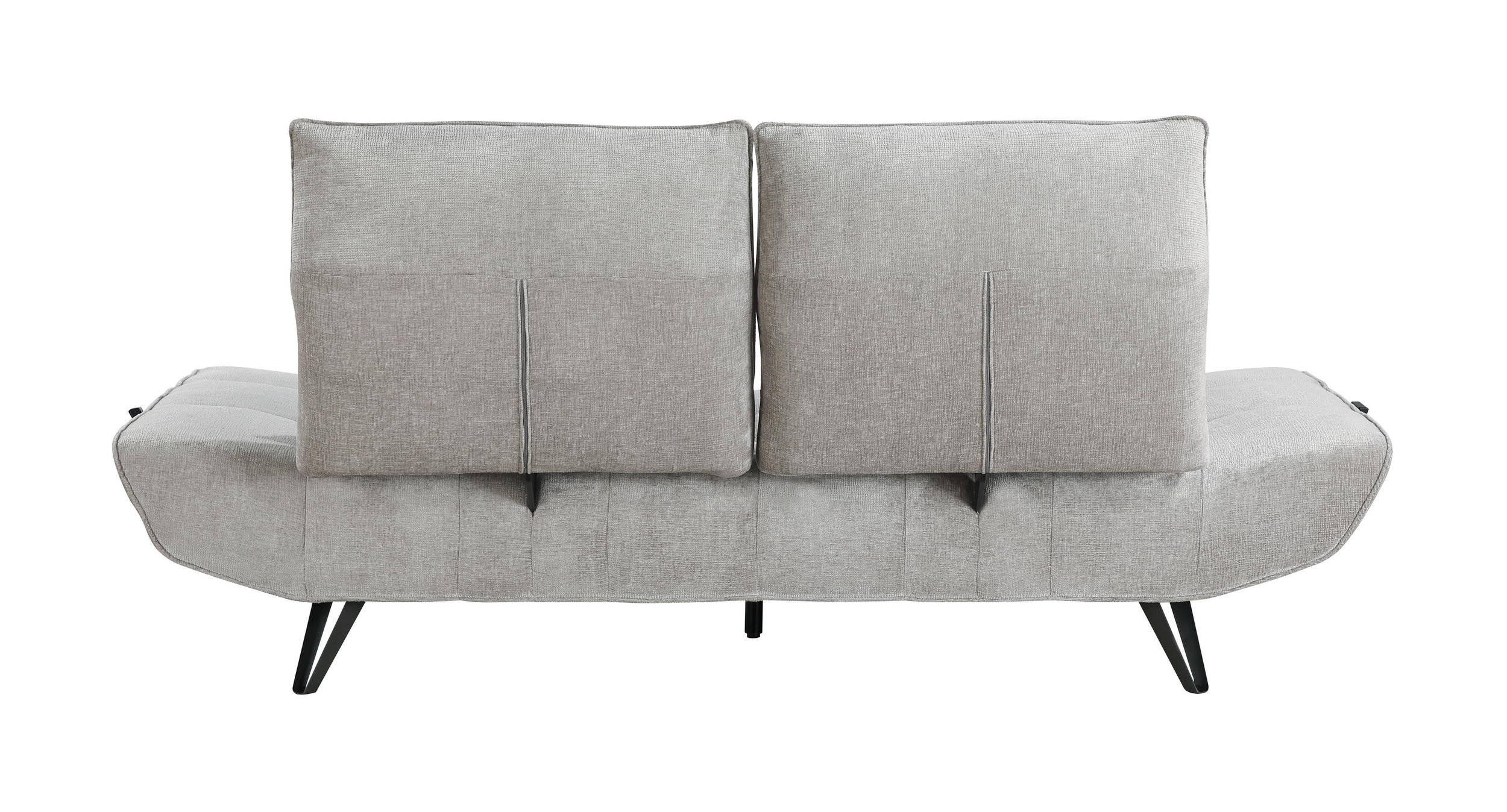 Quonsett Chenille Sofa with Power Adjustable Seat Depth & Manual Adjustable Headrests