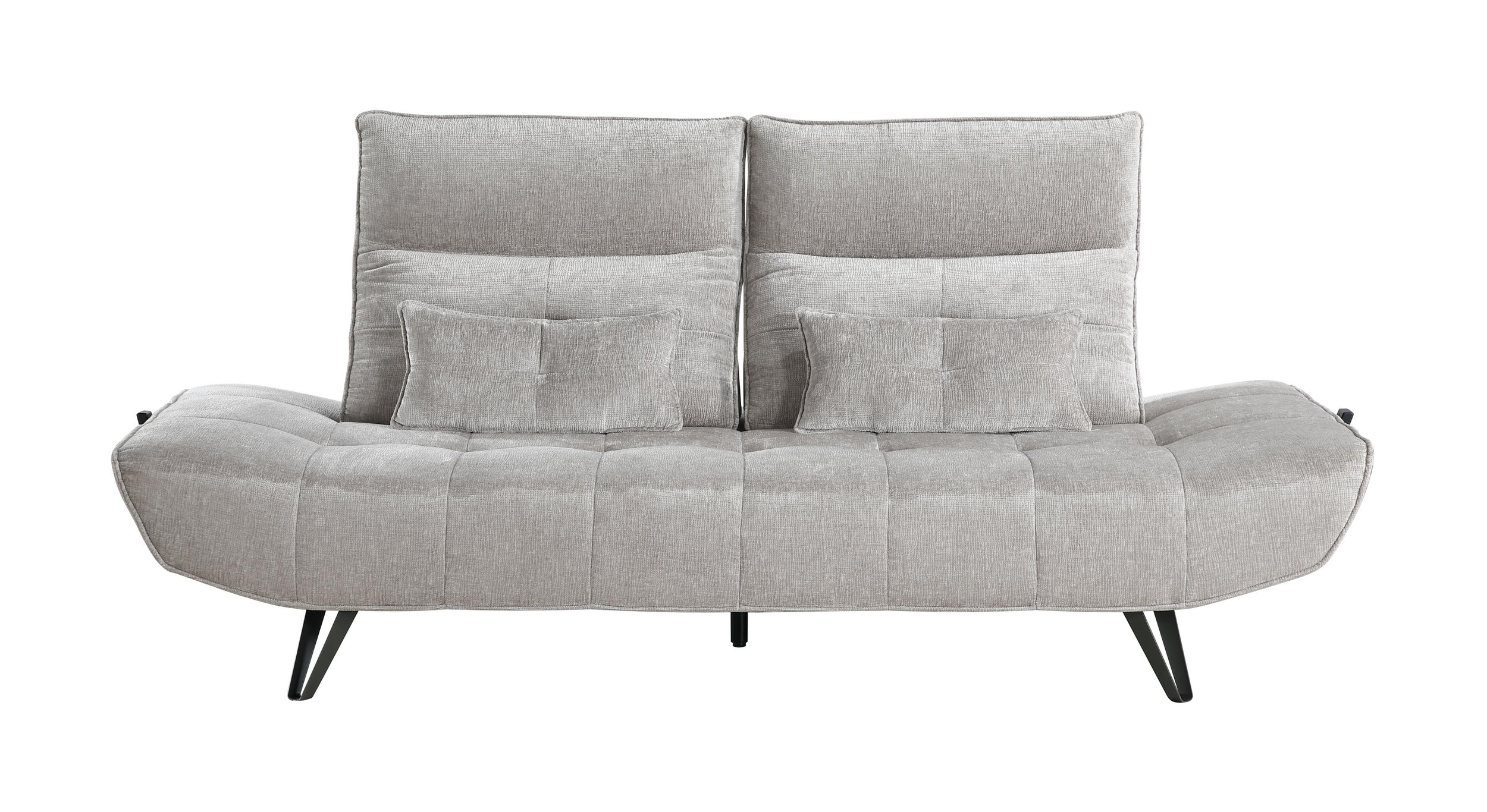 Quonsett Chenille Sofa with Power Adjustable Seat Depth & Manual Adjustable Headrests