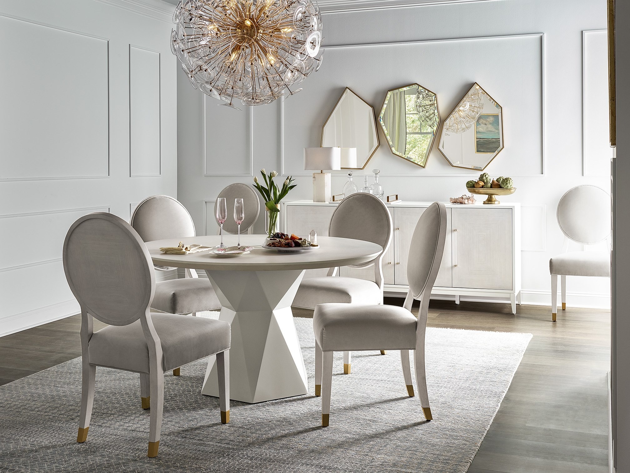 Love Joy Bliss Oval Fabric/Wood Side Chair