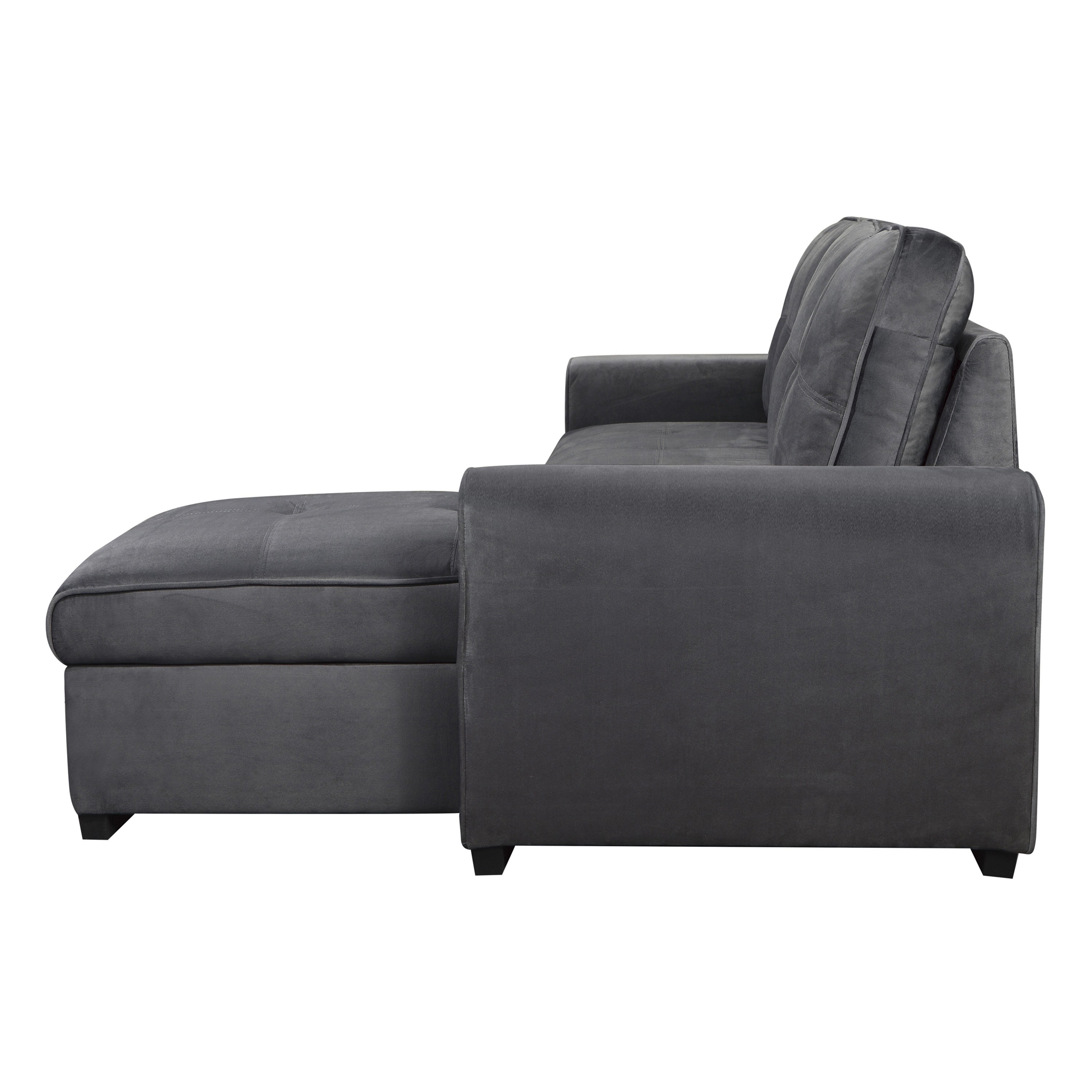 Magnus Fabric Sectional with Pull-out Bed and Hidden Storage