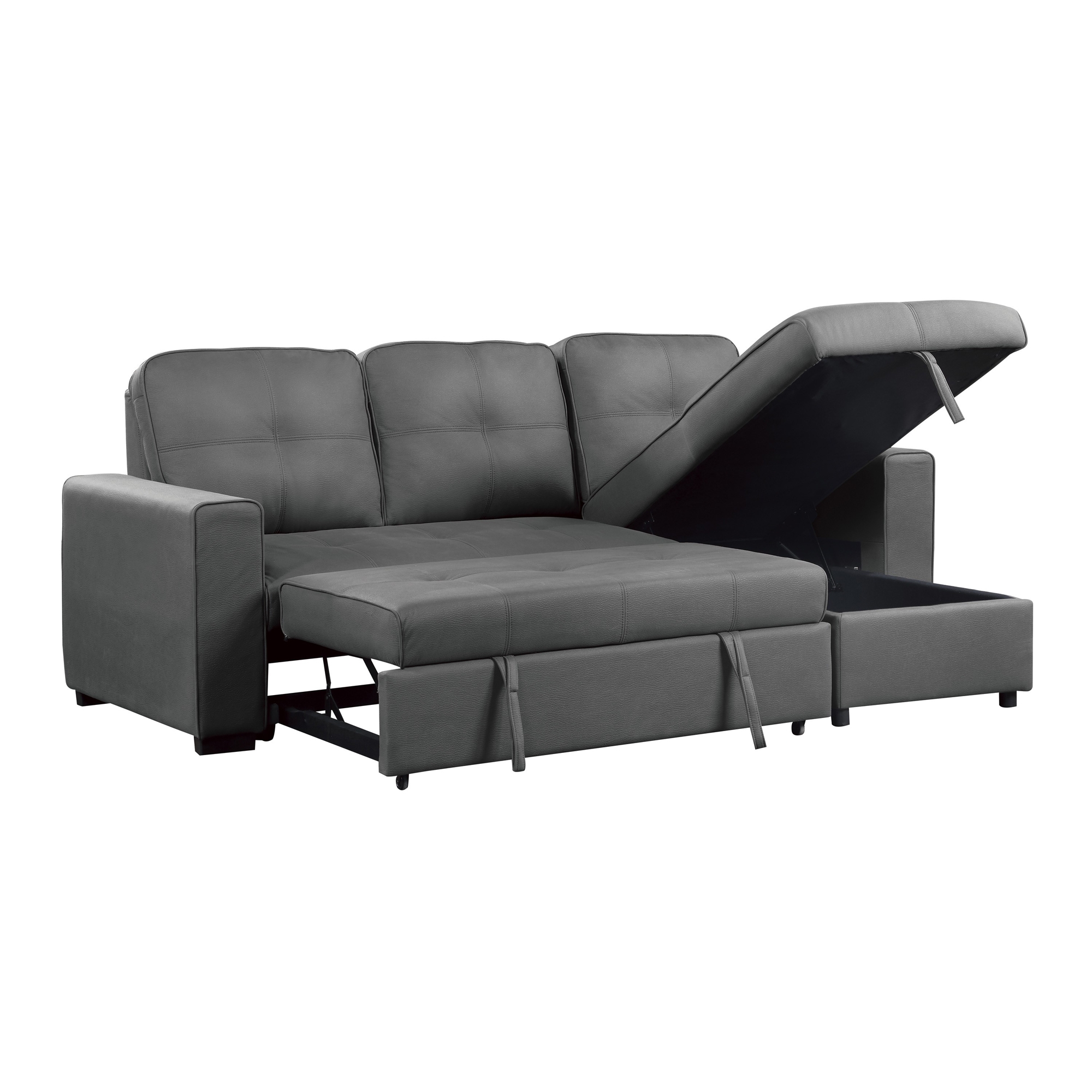 Magnus Sectional with Pull-out Bed and Hidden Storage