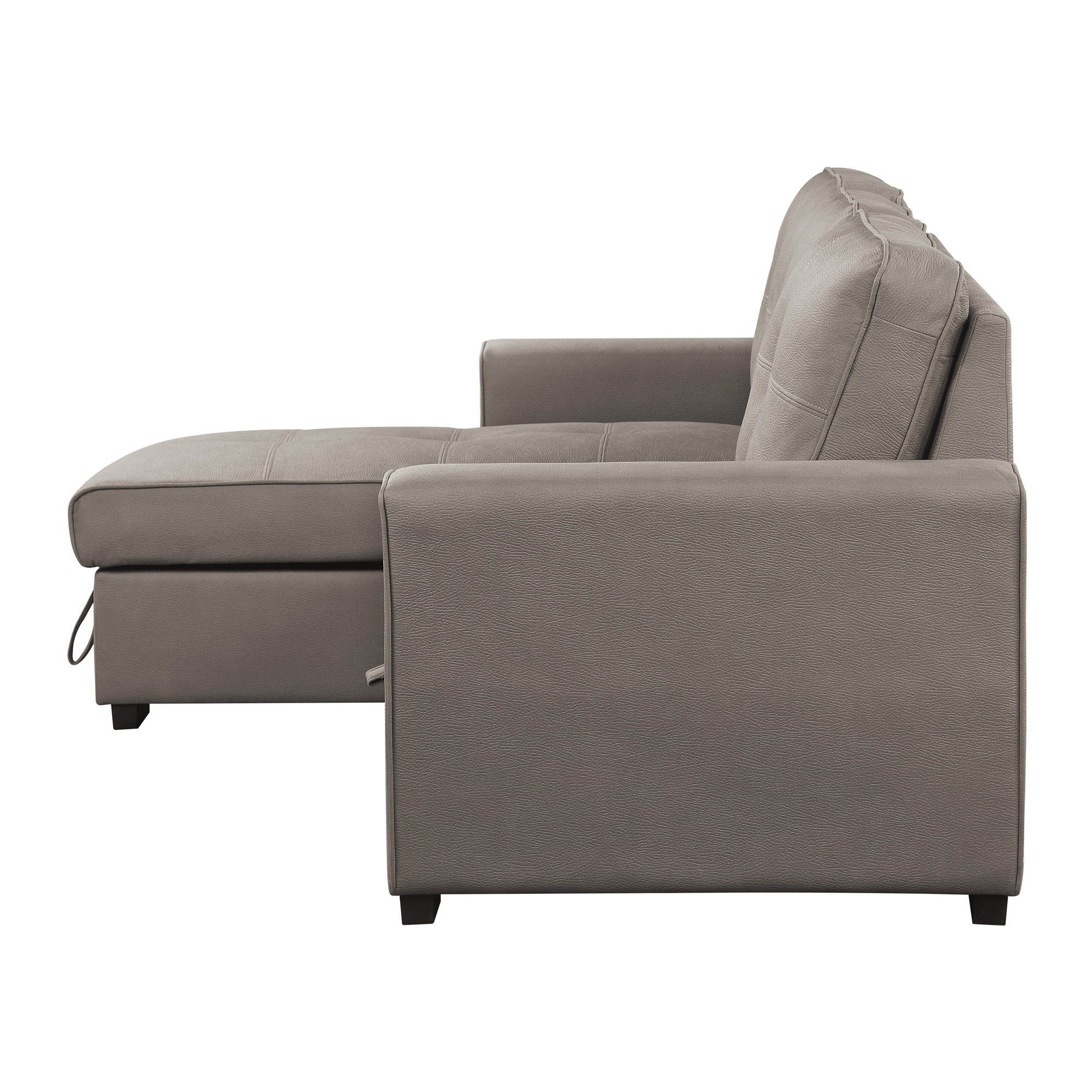 Magnus Polyester Sectional with Pull-out Bed and Hidden Storage
