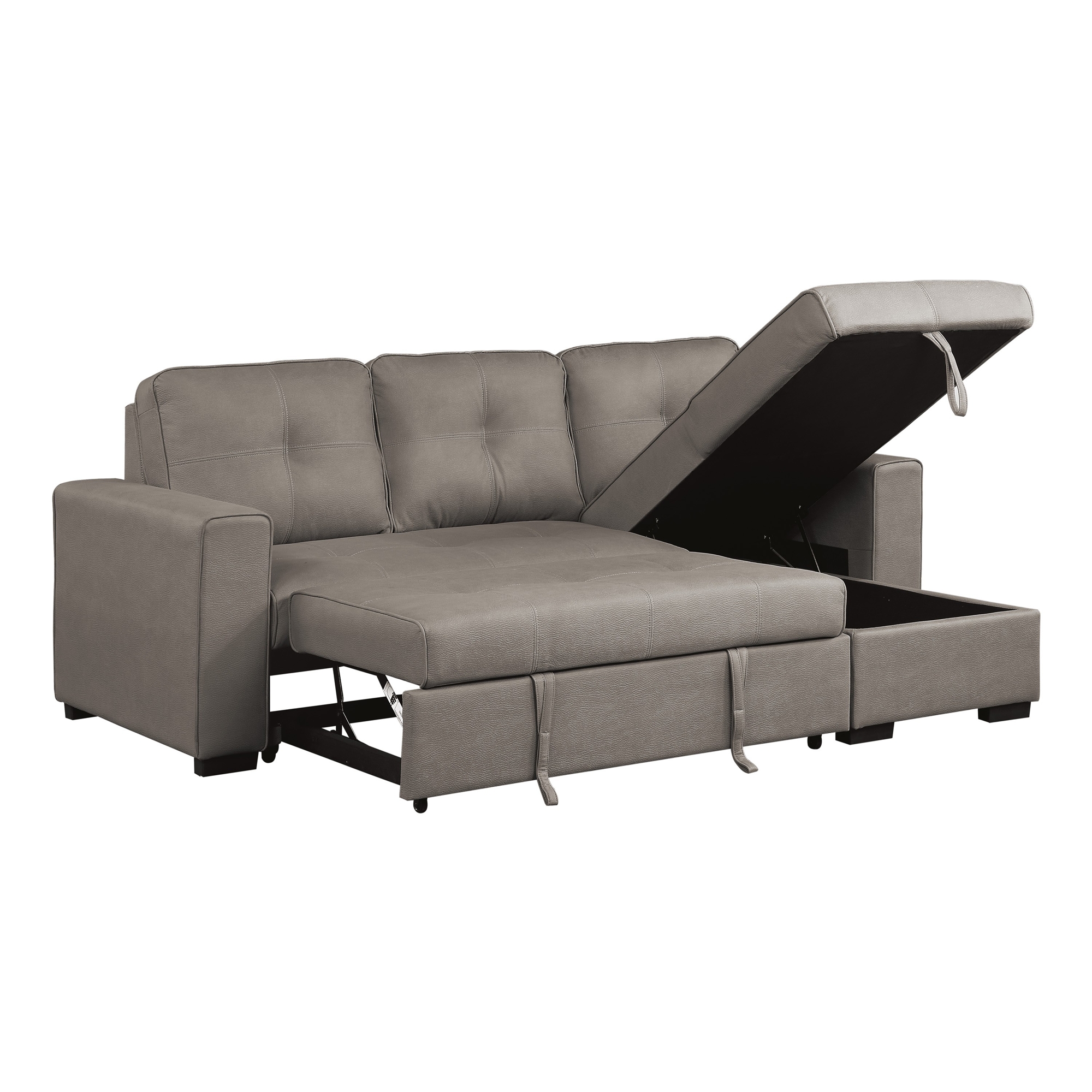 Magnus Sectional with Pull-out Bed and Hidden Storage