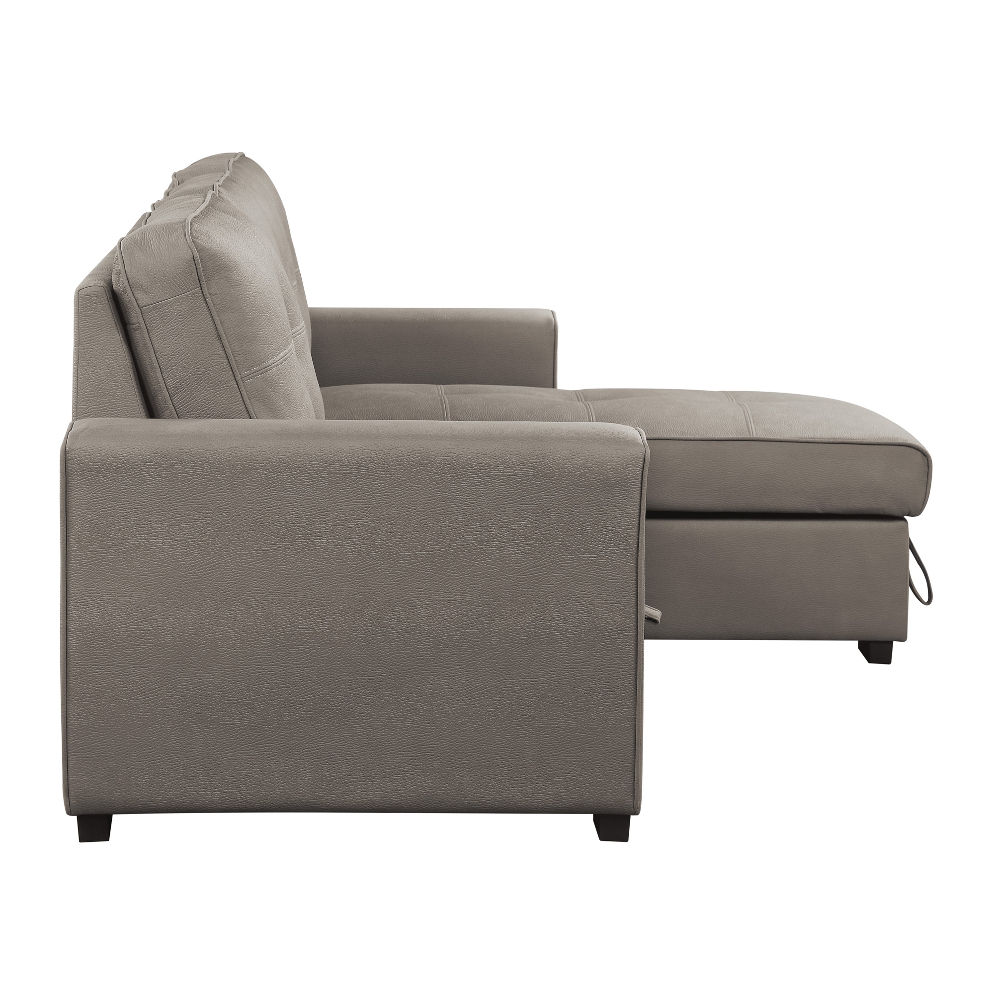 Magnus Polyester Sectional with Pull-out Bed and Hidden Storage