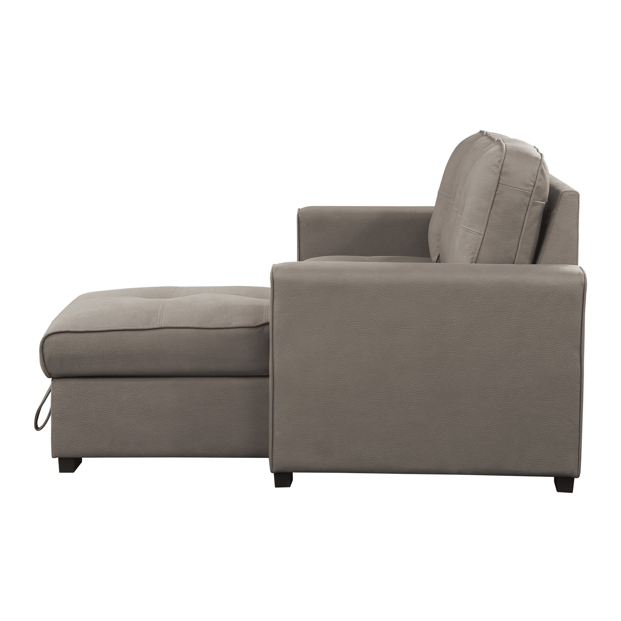 Magnus Polyester Sectional with Pull-out Bed and Hidden Storage