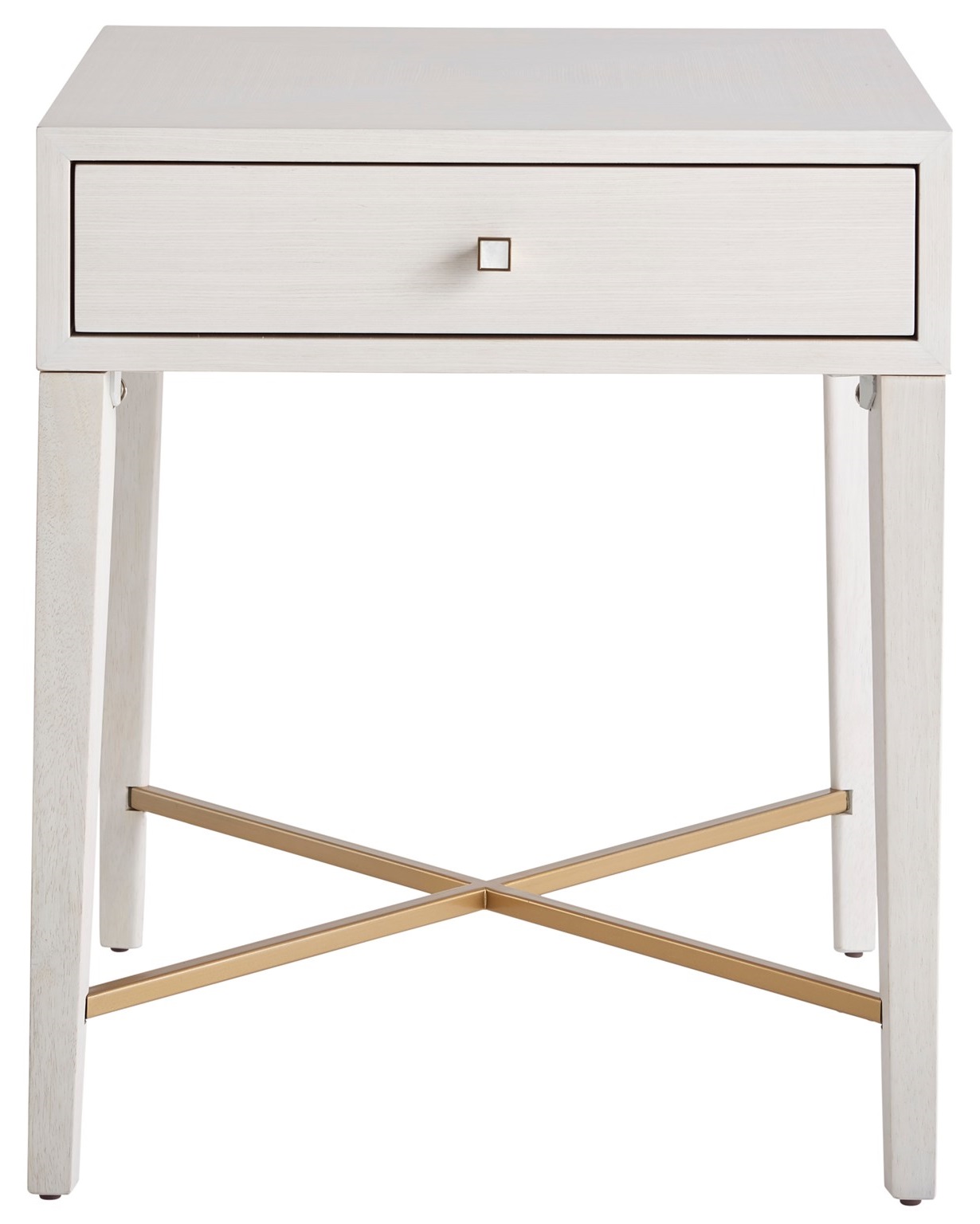 Love Joy Bliss Wood/Metal End Table w/Drawer
