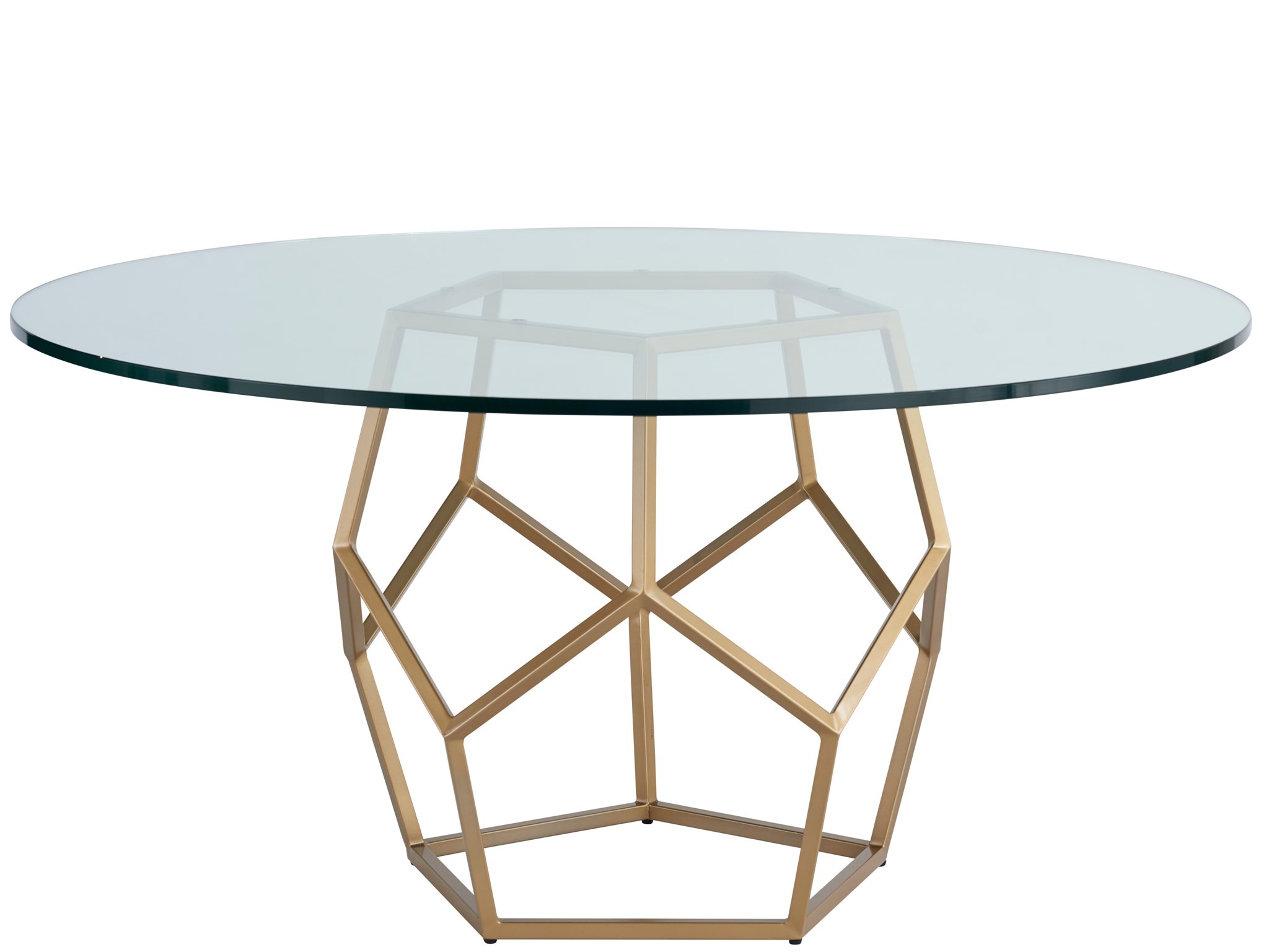 Love Joy Bliss Glass/Metal Dining Room Set