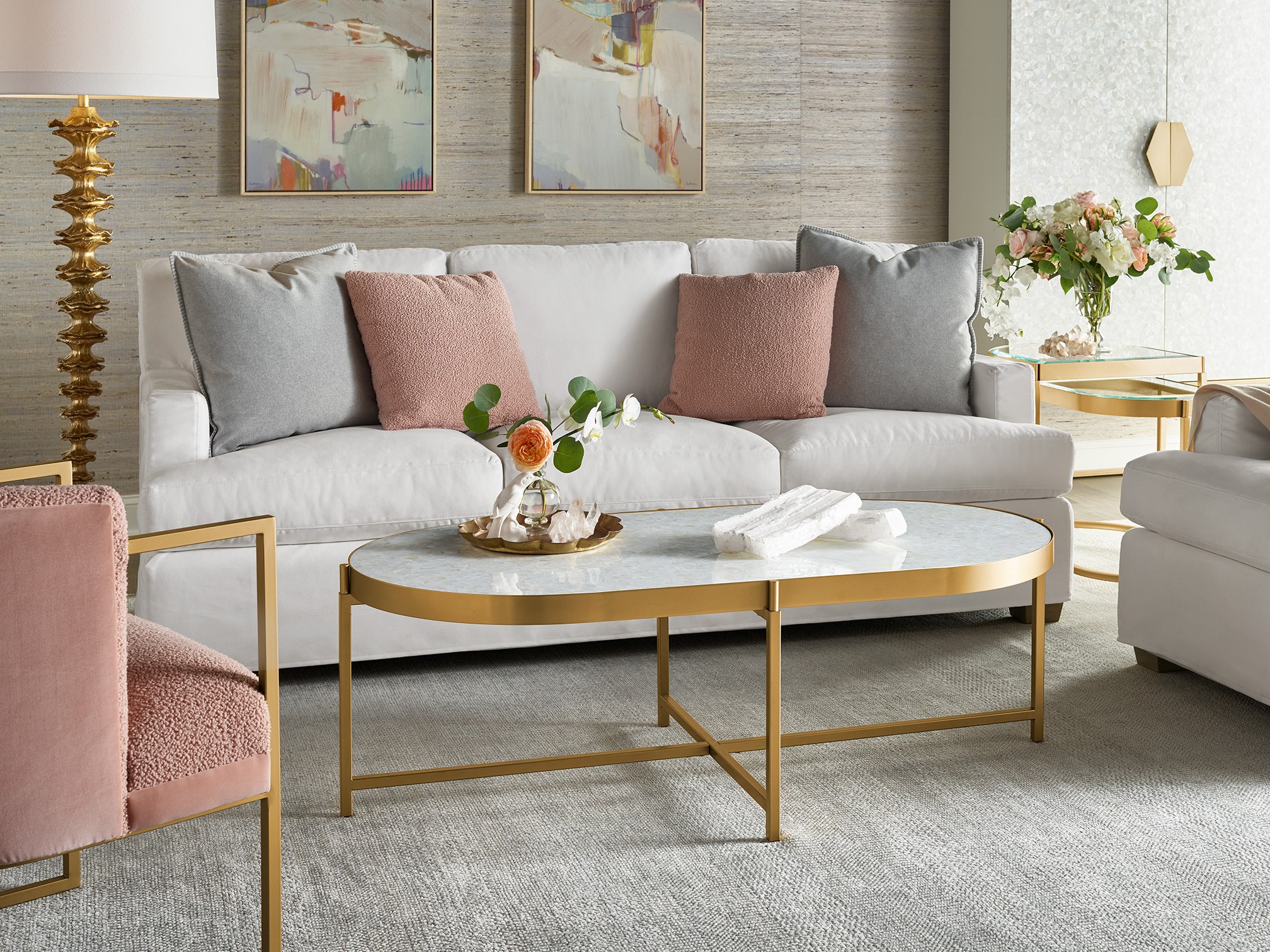 Editorial Oval Coffee Table