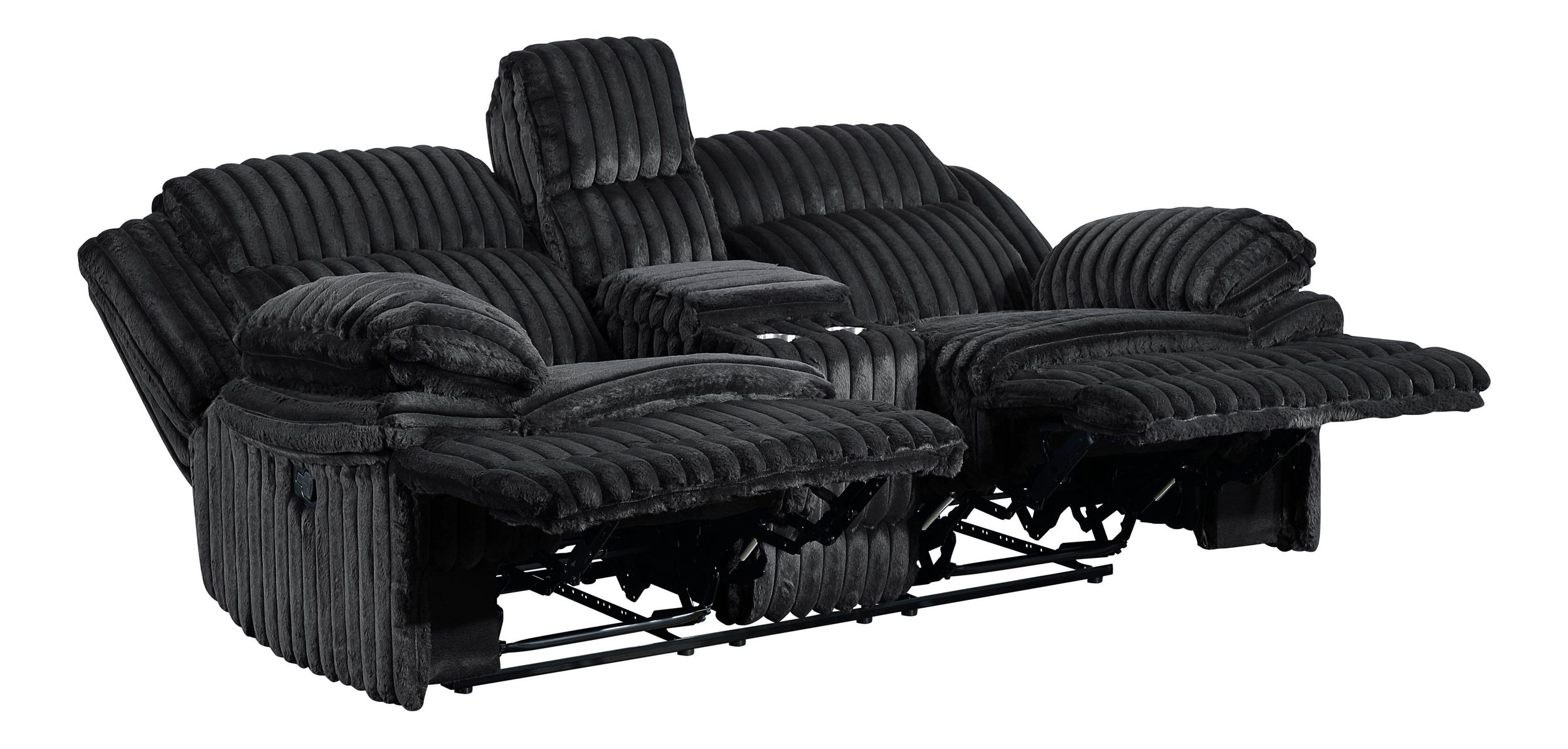 Goodland Corduroy Double Reclining Living Room Set