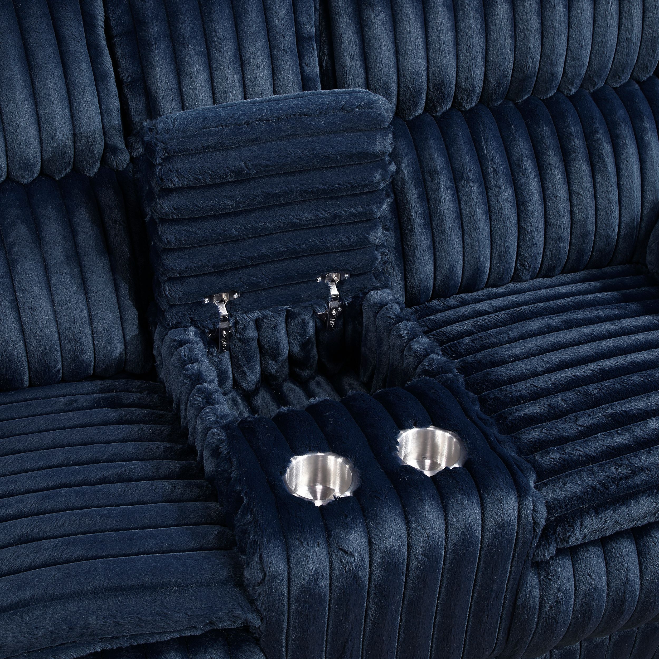 Goodland Corduroy Double Reclining Living Room Set