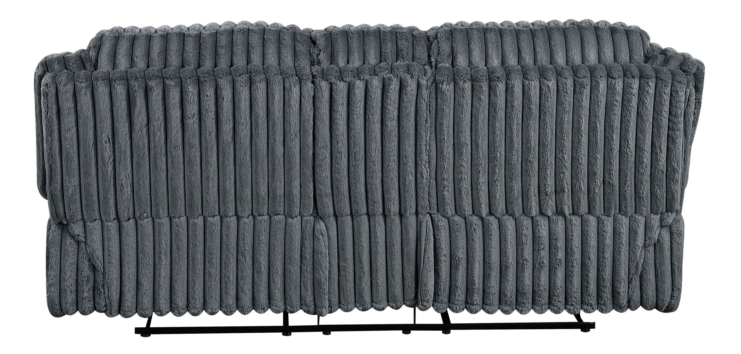 Goodland Corduroy Double Reclining Loveseat with Center Console