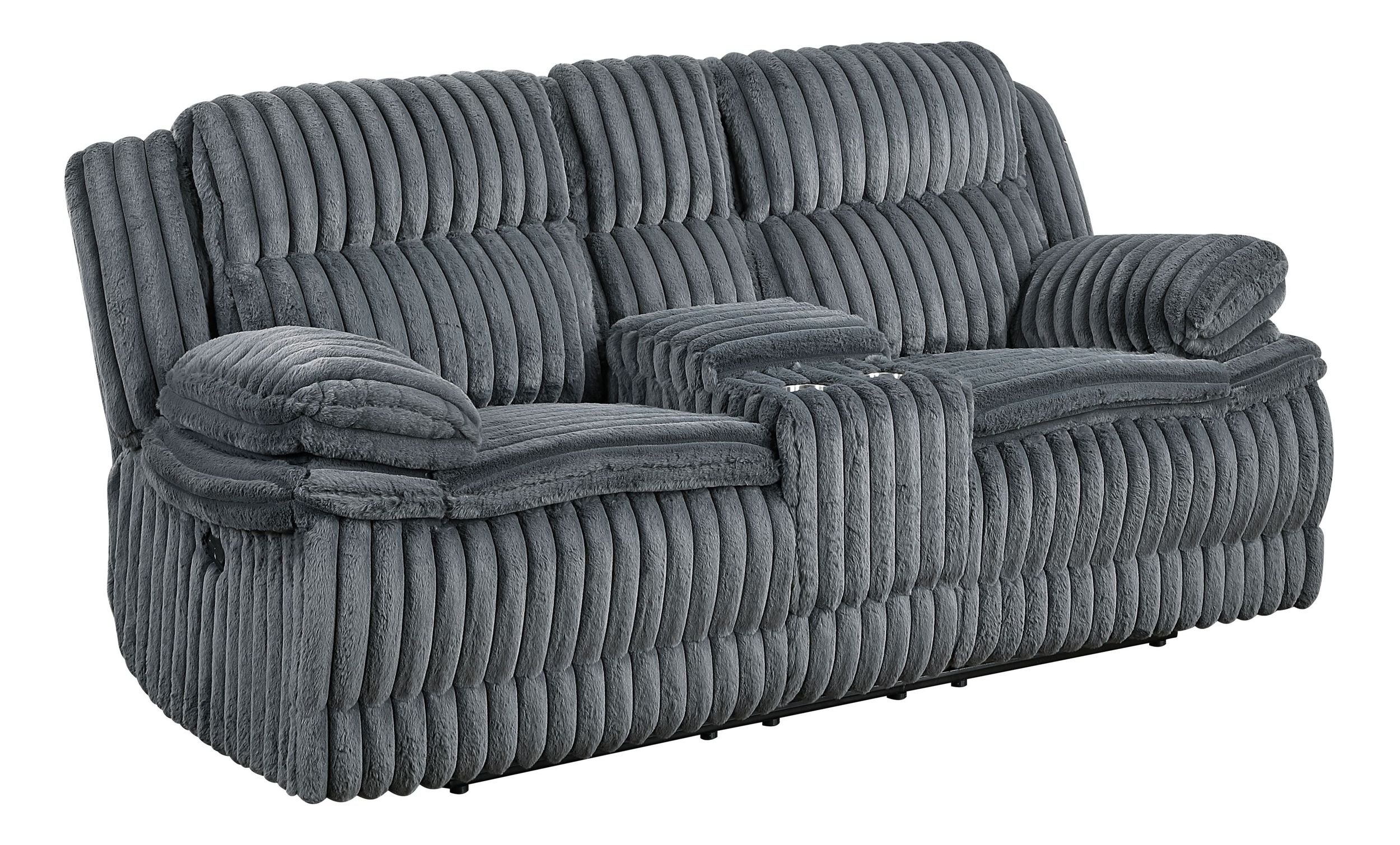 Goodland Corduroy Double Reclining Living Room Set