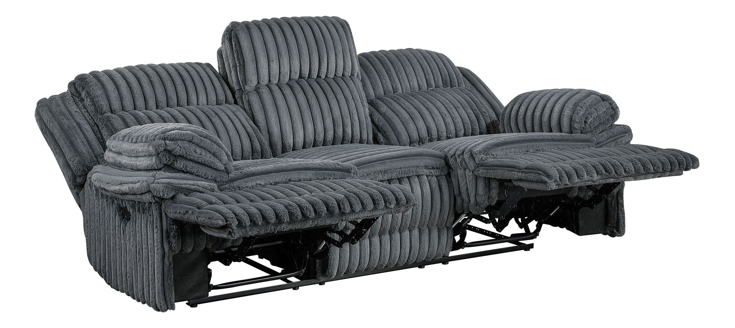 Goodland Corduroy Double Reclining Sofa