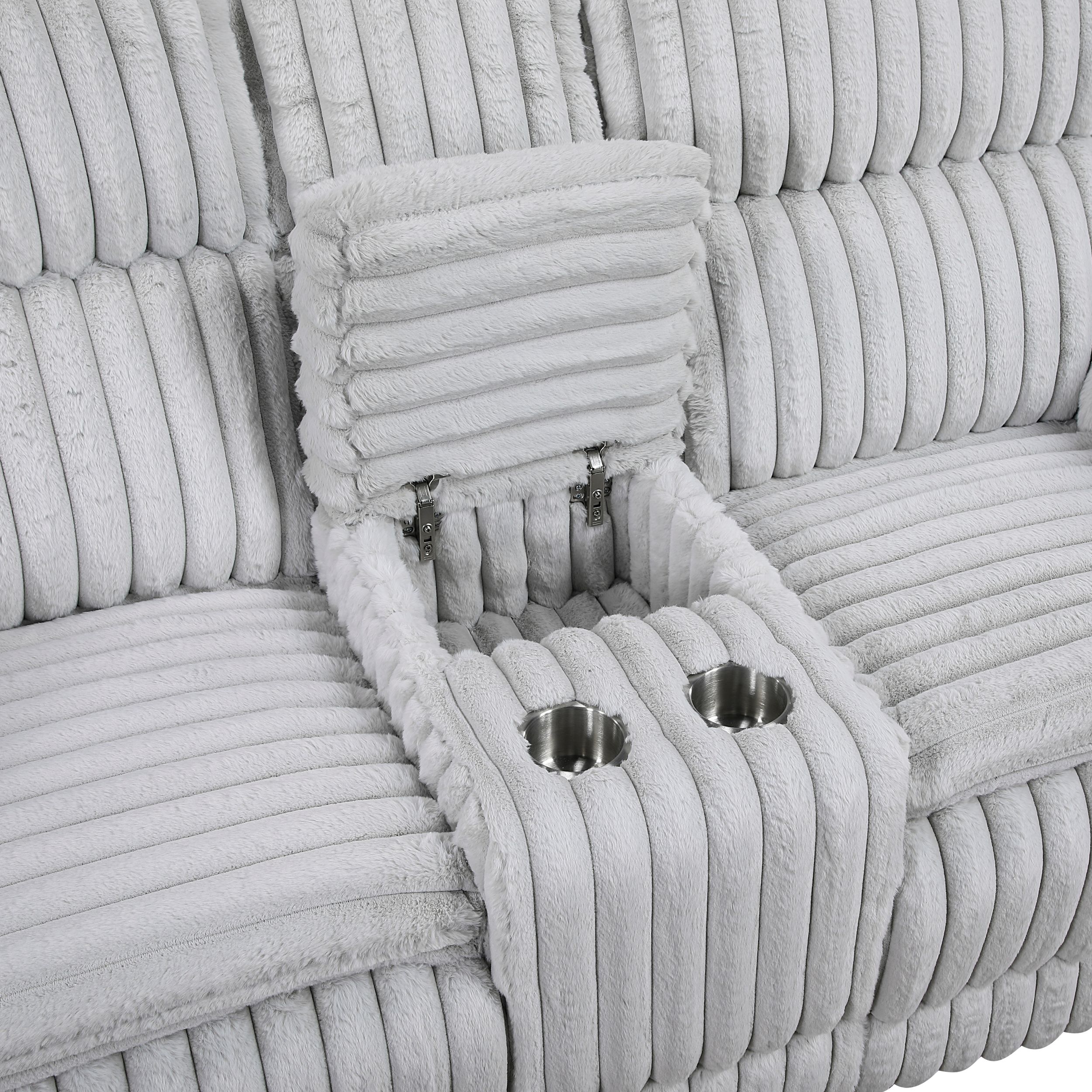 Goodland Corduroy Double Reclining Living Room Set