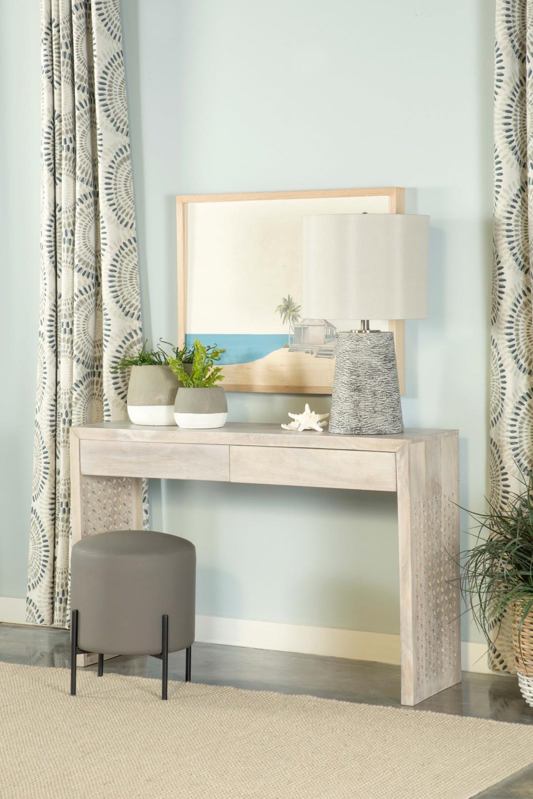 Rickman Rectangular 2-drawer Wood Console Table