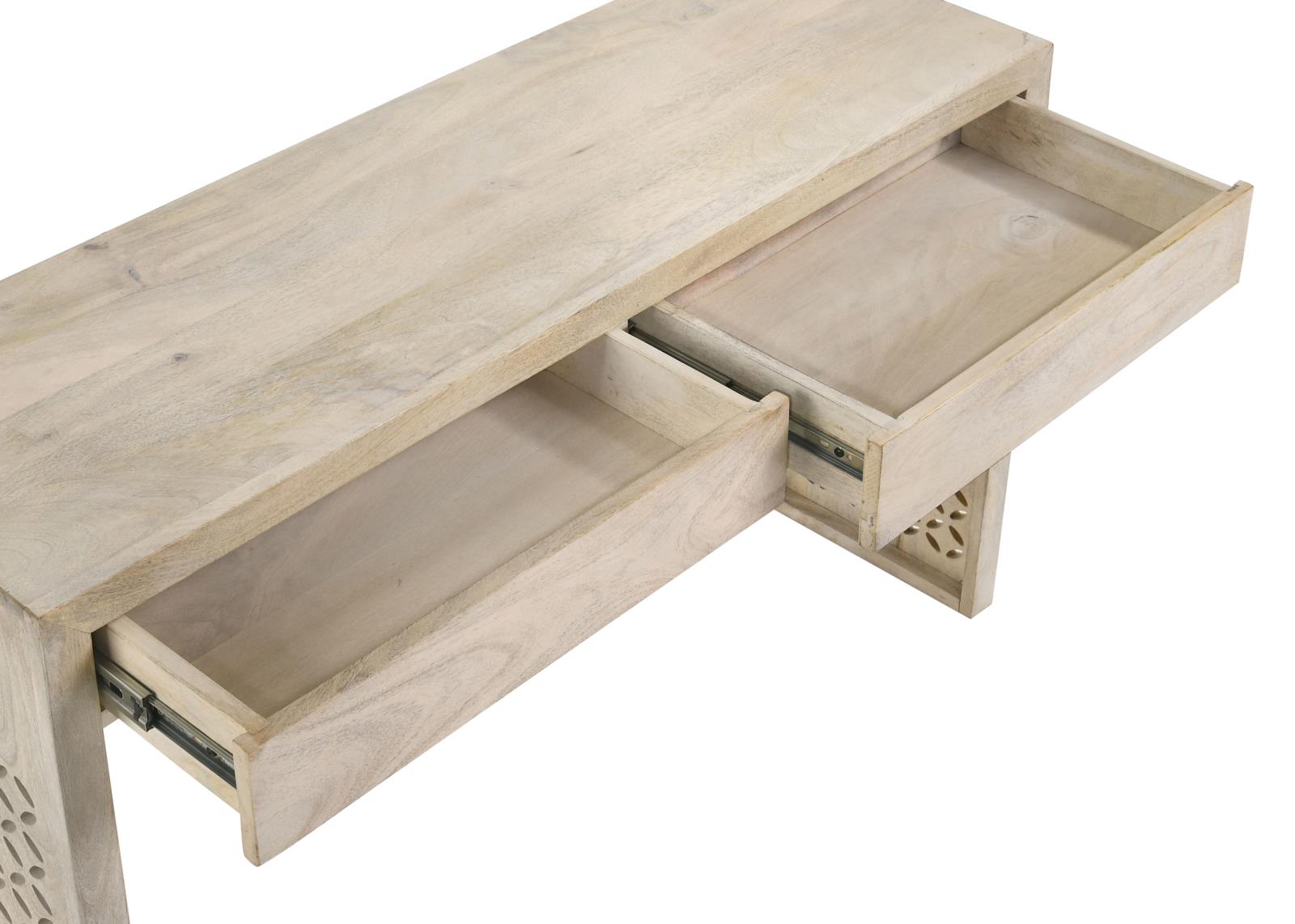 Rickman Rectangular 2-drawer Wood Console Table