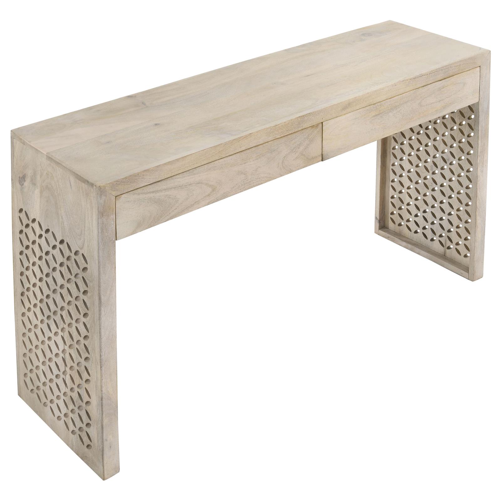 Rickman Rectangular 2-drawer Wood Console Table
