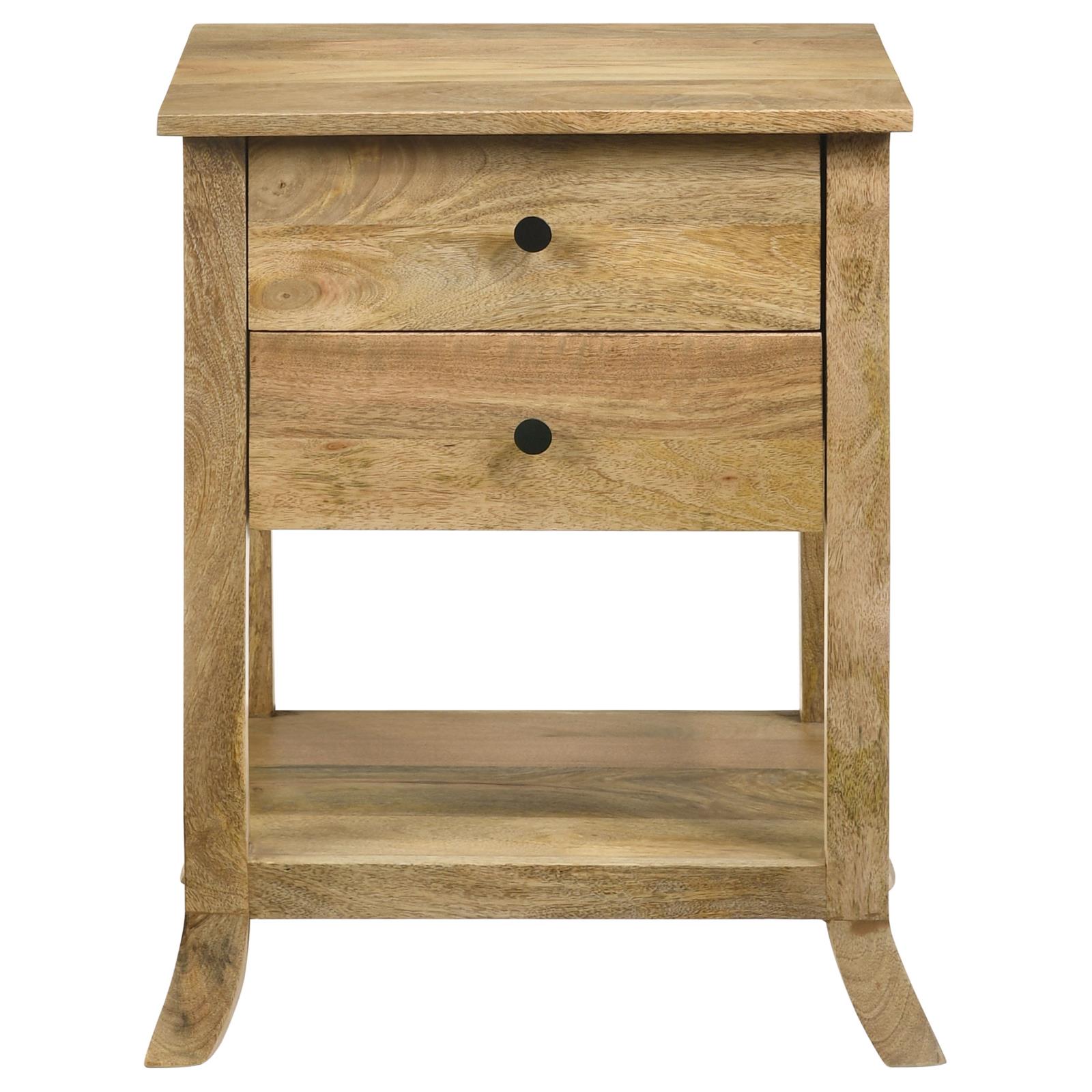 Russo 2-drawer Accent Table with Open Shelf