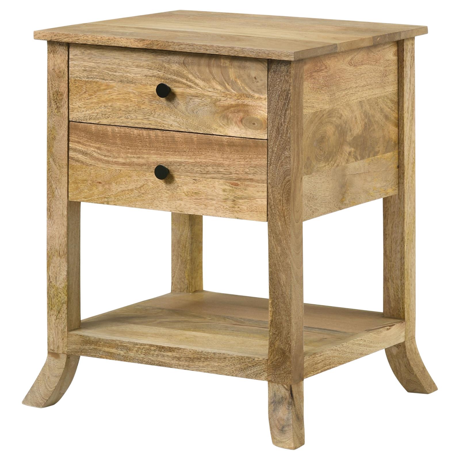 Russo 2-drawer Accent Table with Open Shelf