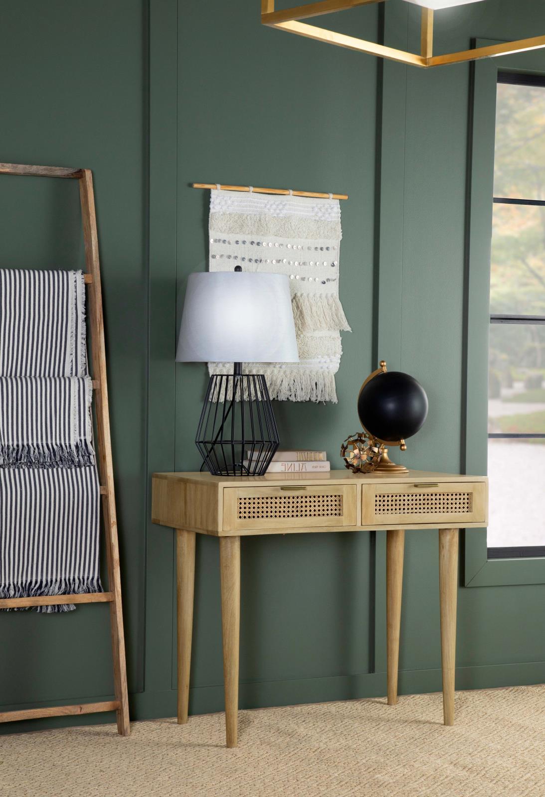 Zamora Rectangular 2-drawer Accent Writing Desk