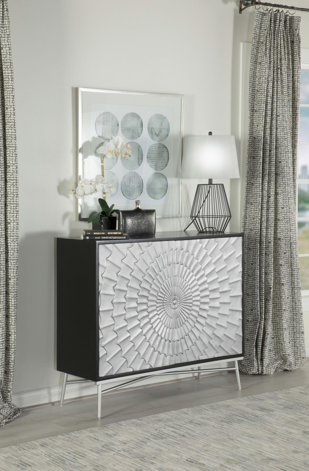 Josie 2-door Wood Veneer Accent Cabinet