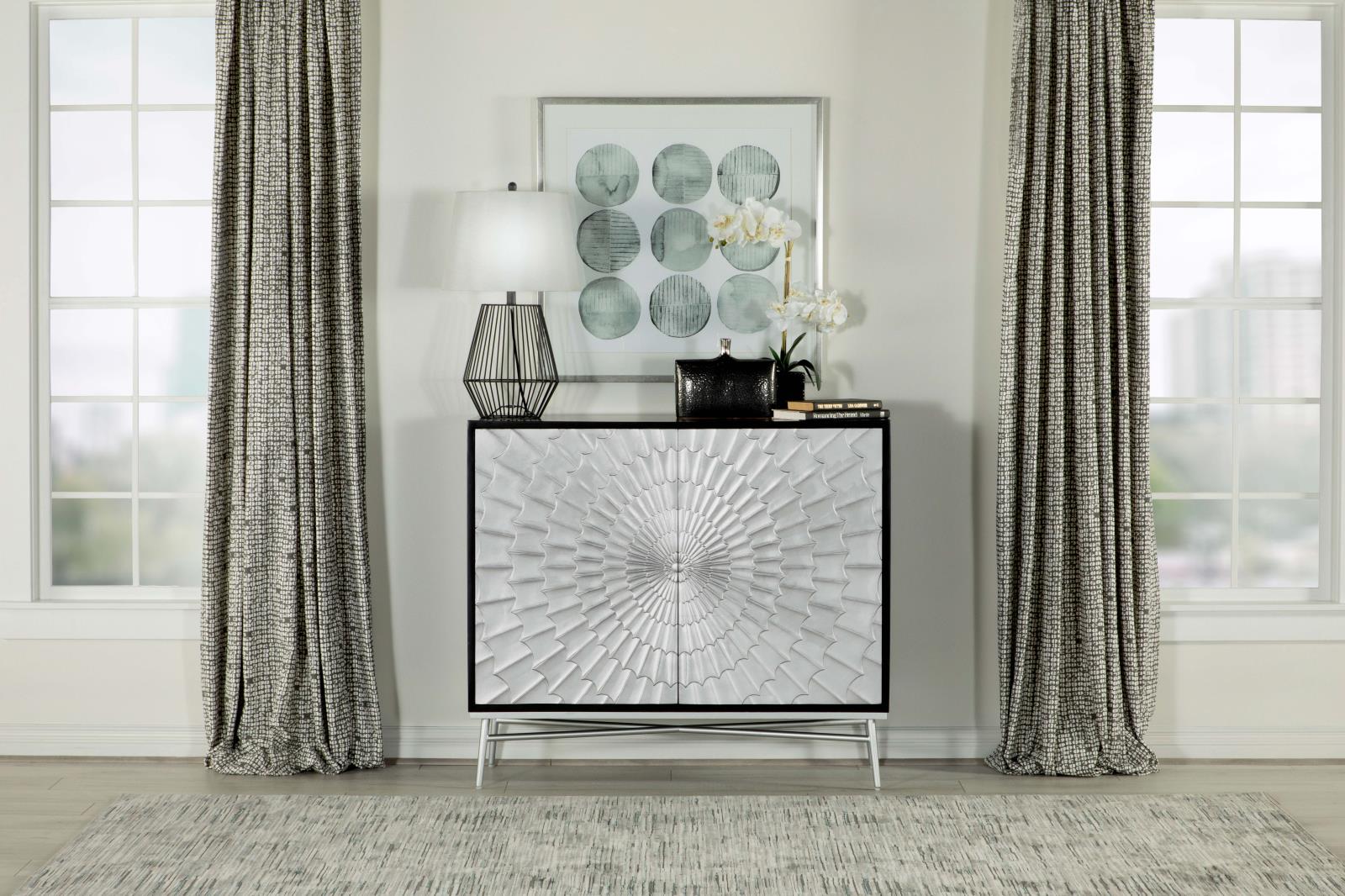Josie 2-door Wood Veneer Accent Cabinet