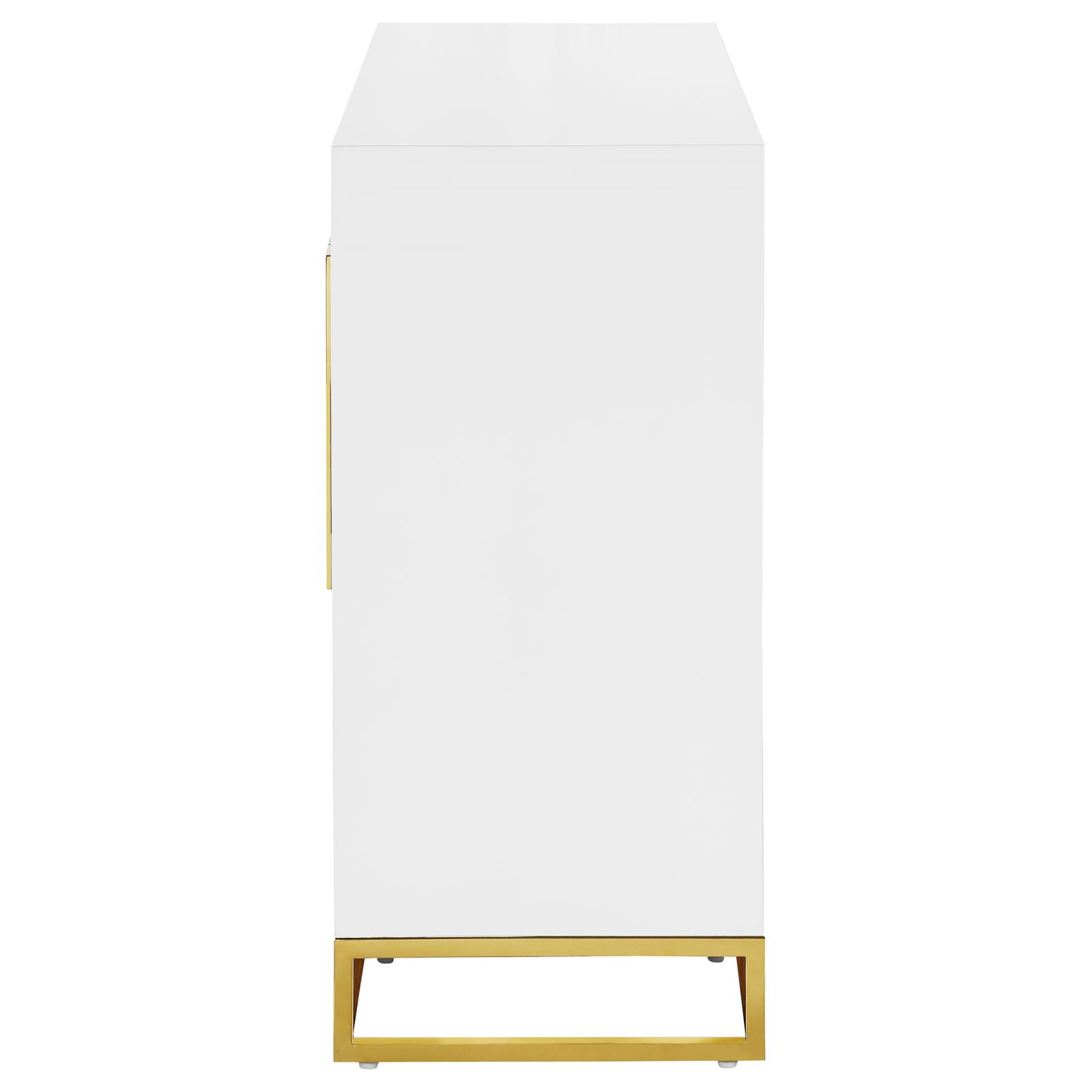 Elsa 2-door Wood Veneer Accent Cabinet with Adjustable Shelves