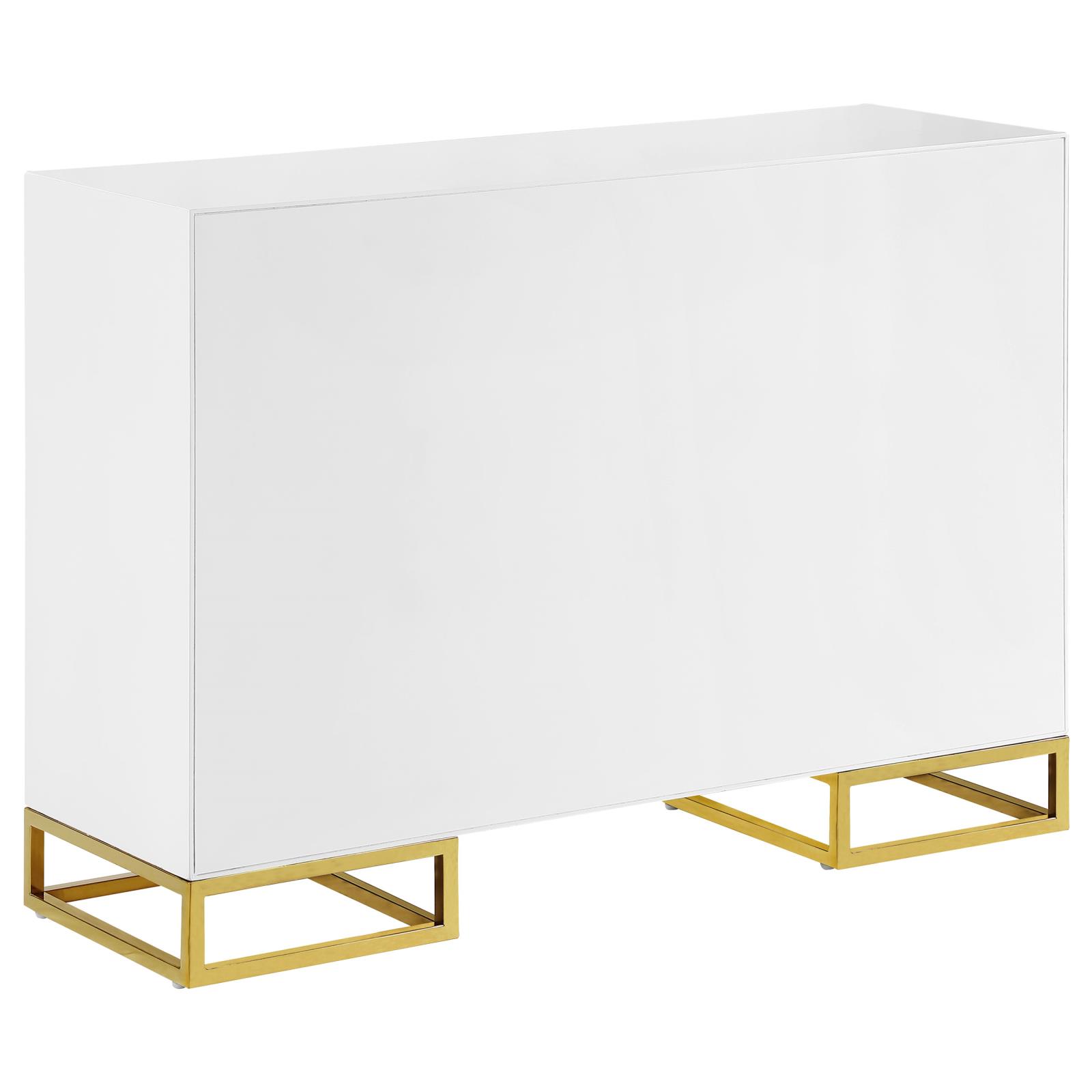 Elsa 2-door Wood Veneer Accent Cabinet with Adjustable Shelves