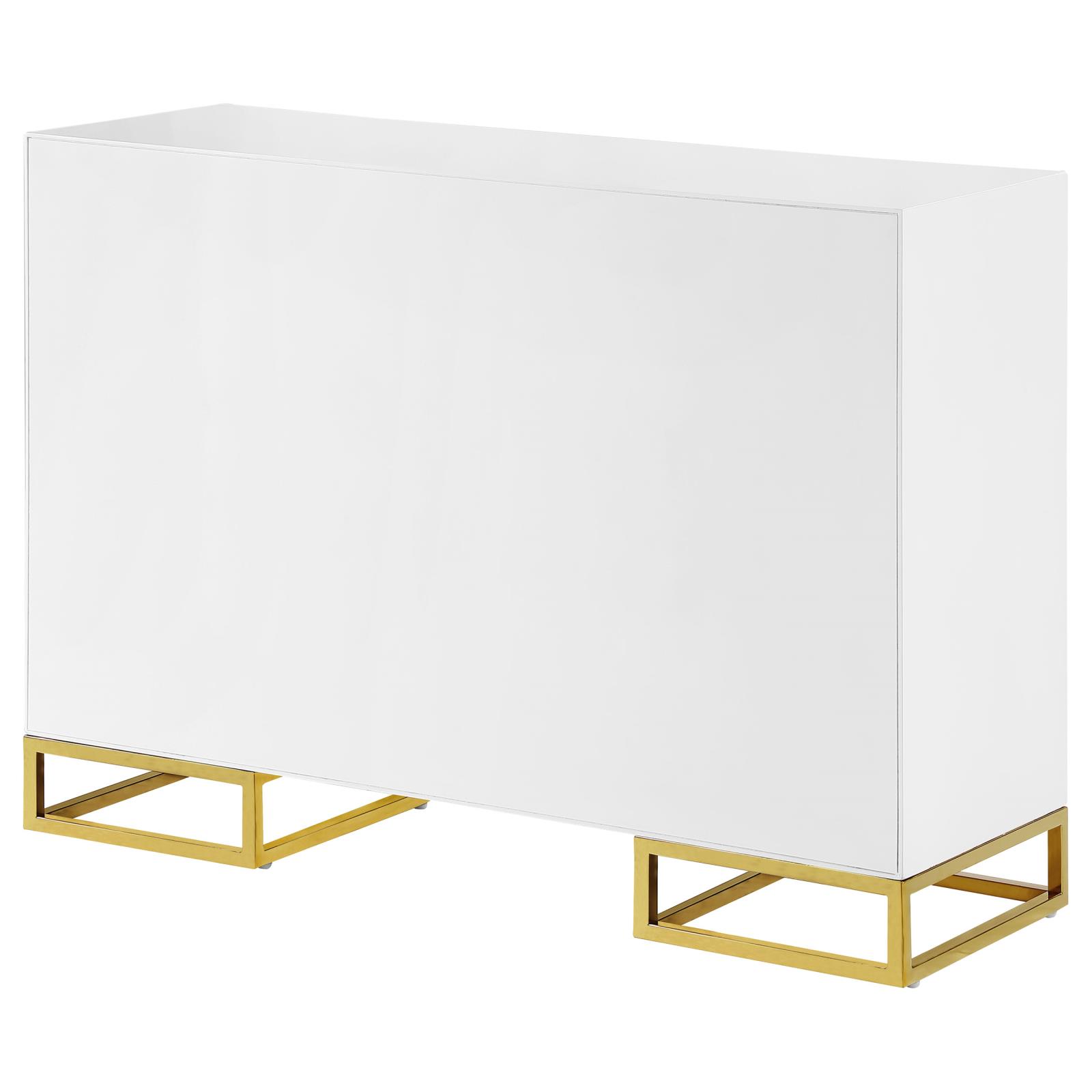 Elsa 2-door Wood Veneer Accent Cabinet with Adjustable Shelves