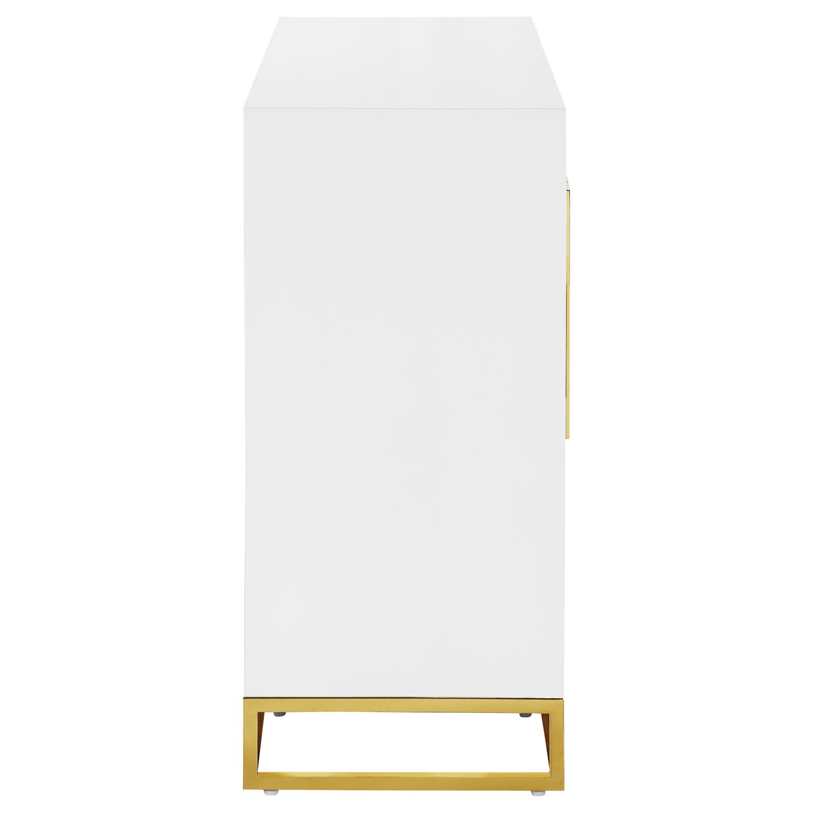 Elsa 2-door Wood Veneer Accent Cabinet with Adjustable Shelves