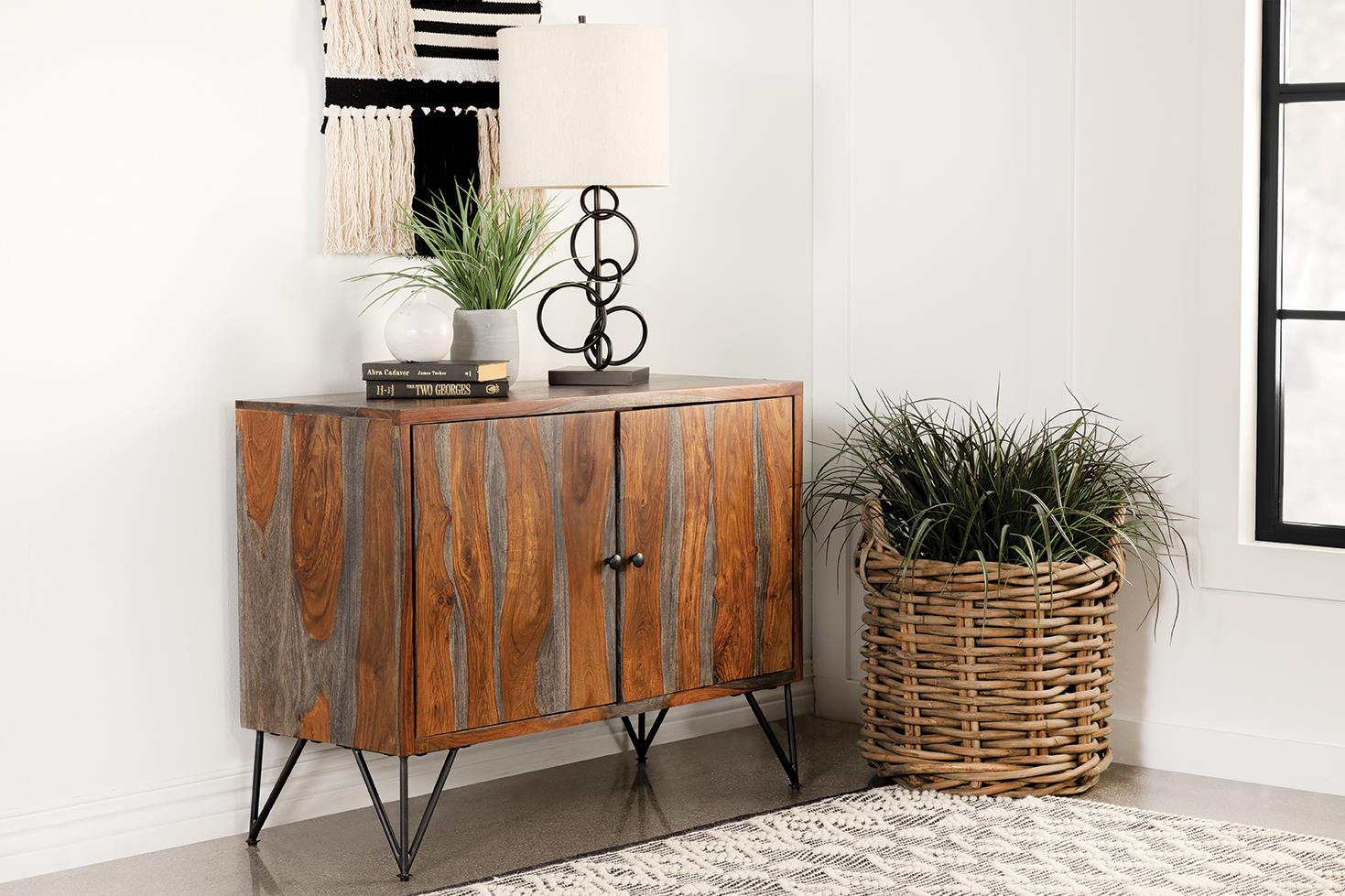 Macon 2-door Wood Veneer Accent Cabinet