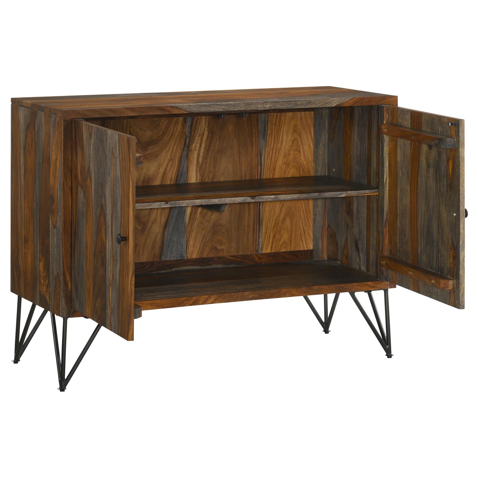 Macon 2-door Wood Veneer Accent Cabinet
