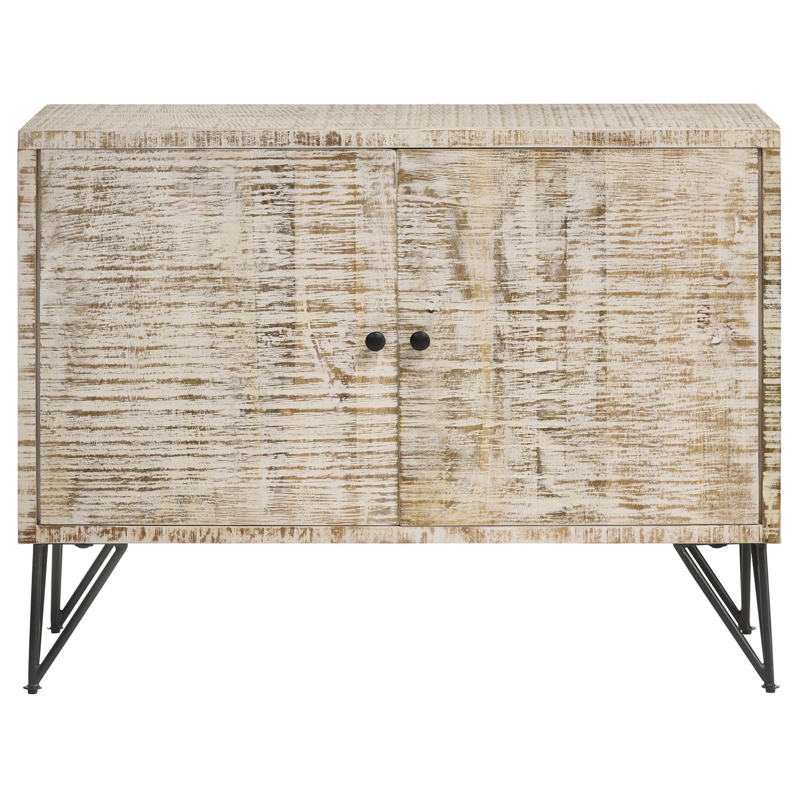 Maille 2-door Wood Veneer Accent Cabinet