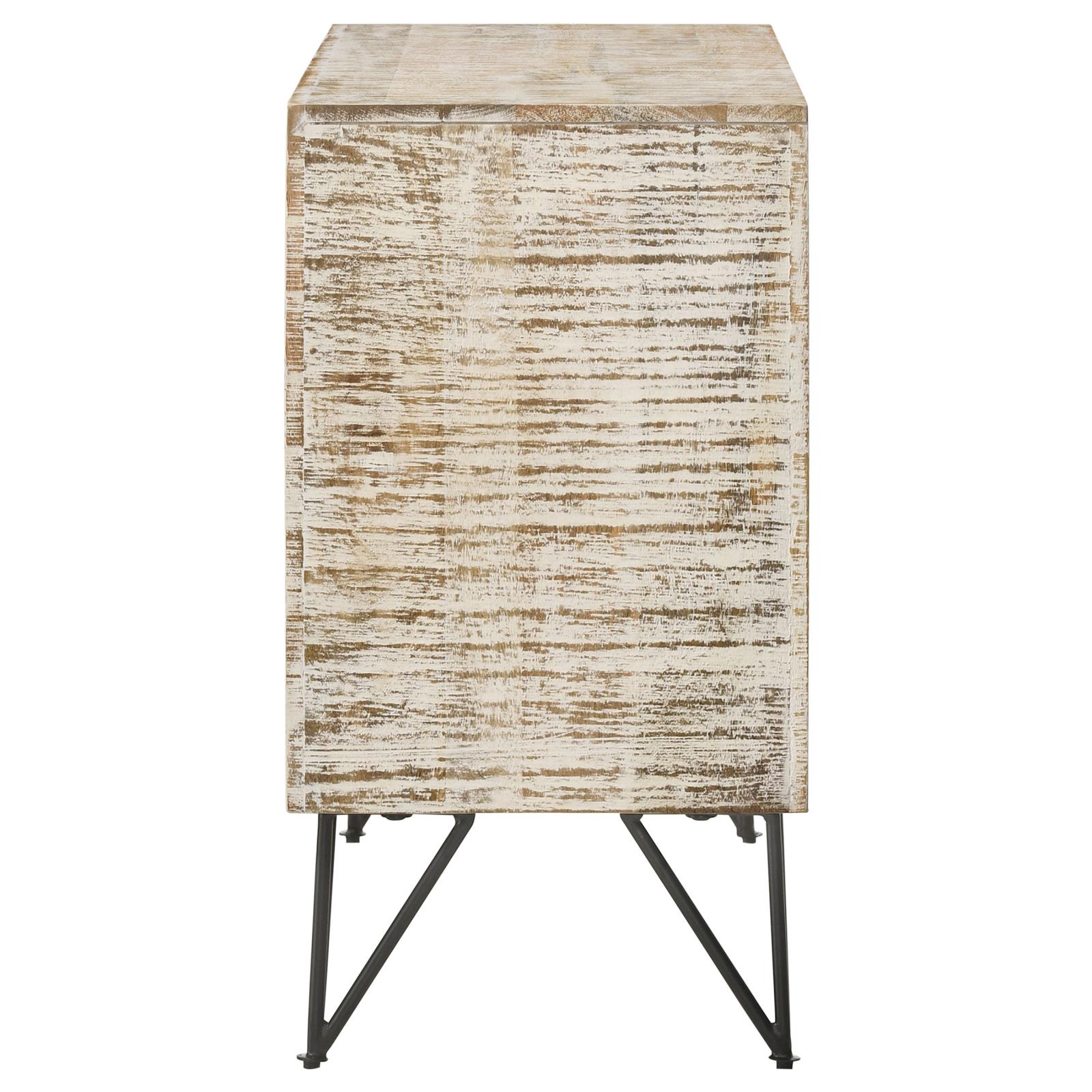 Maille 2-door Wood Veneer Accent Cabinet