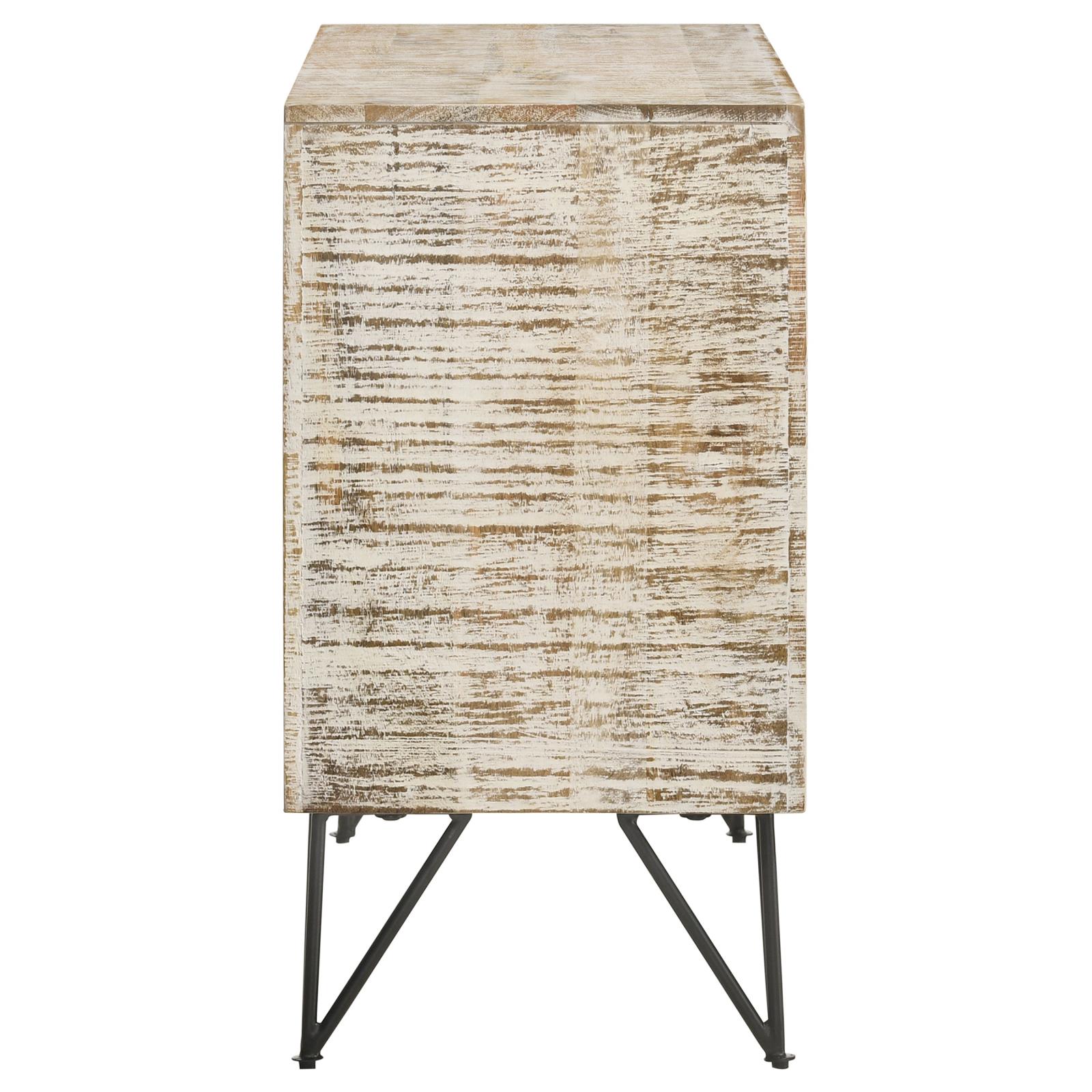 Maille 2-door Wood Veneer Accent Cabinet
