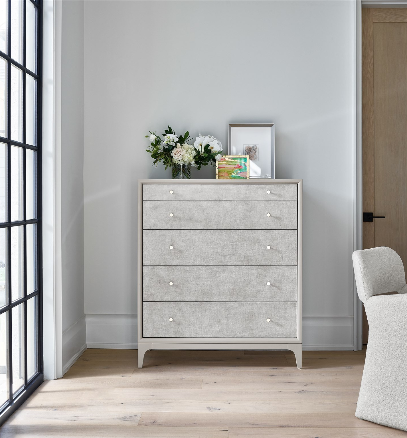 Tranquility Wood Chest w/5 Drawers