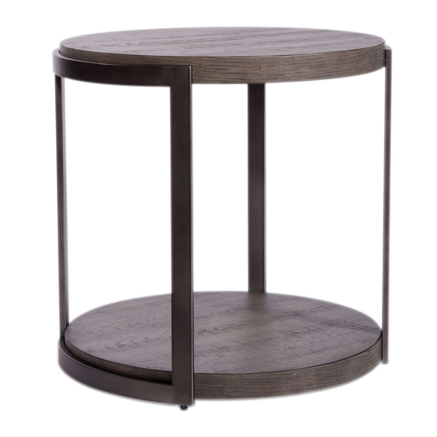 Modern View Oval Cocktail Table Set | Gauntlet Gray | Liberty