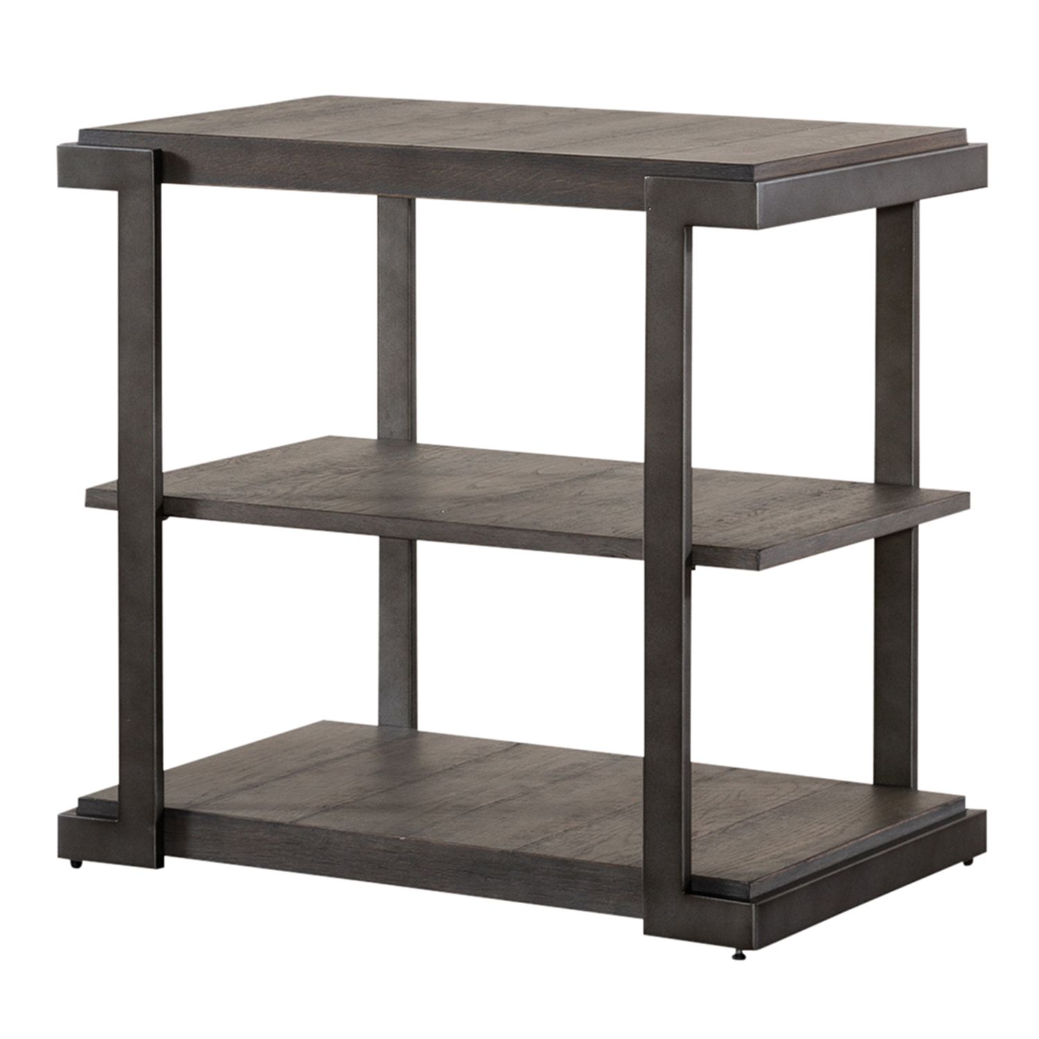 Modern View Oval Cocktail Table Set | Gauntlet Gray | Liberty