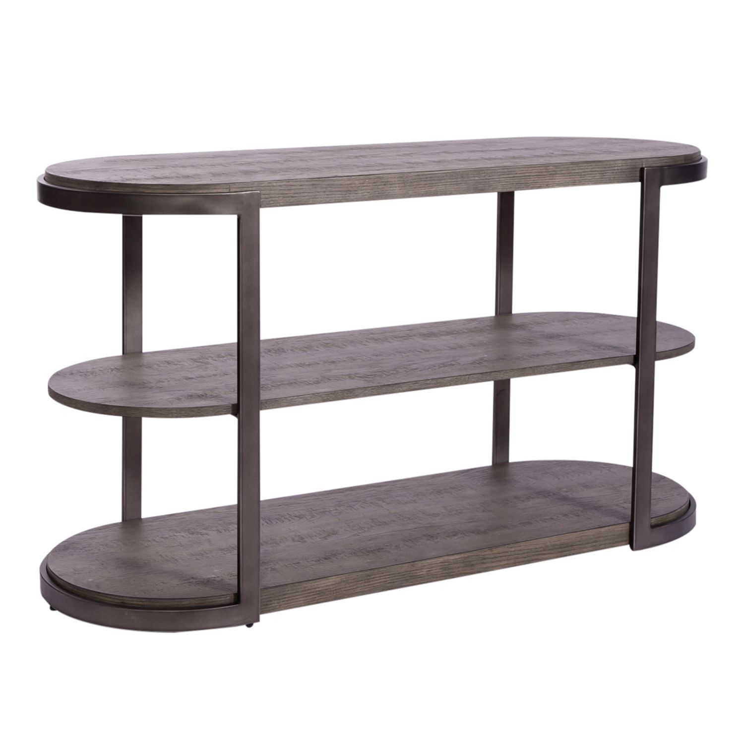Modern View Round Cocktail Table Set | Gauntlet Gray | Liberty