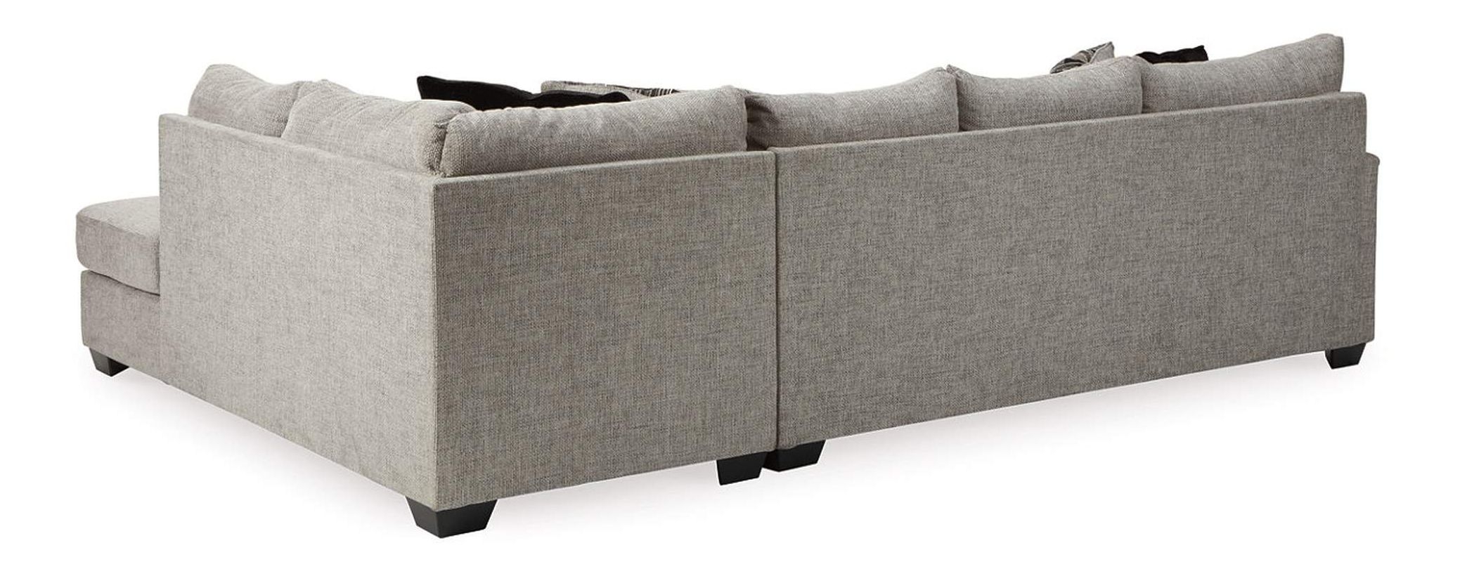Megginson 2-Piece Polyester Sectional w/LAF Sofa Chaise