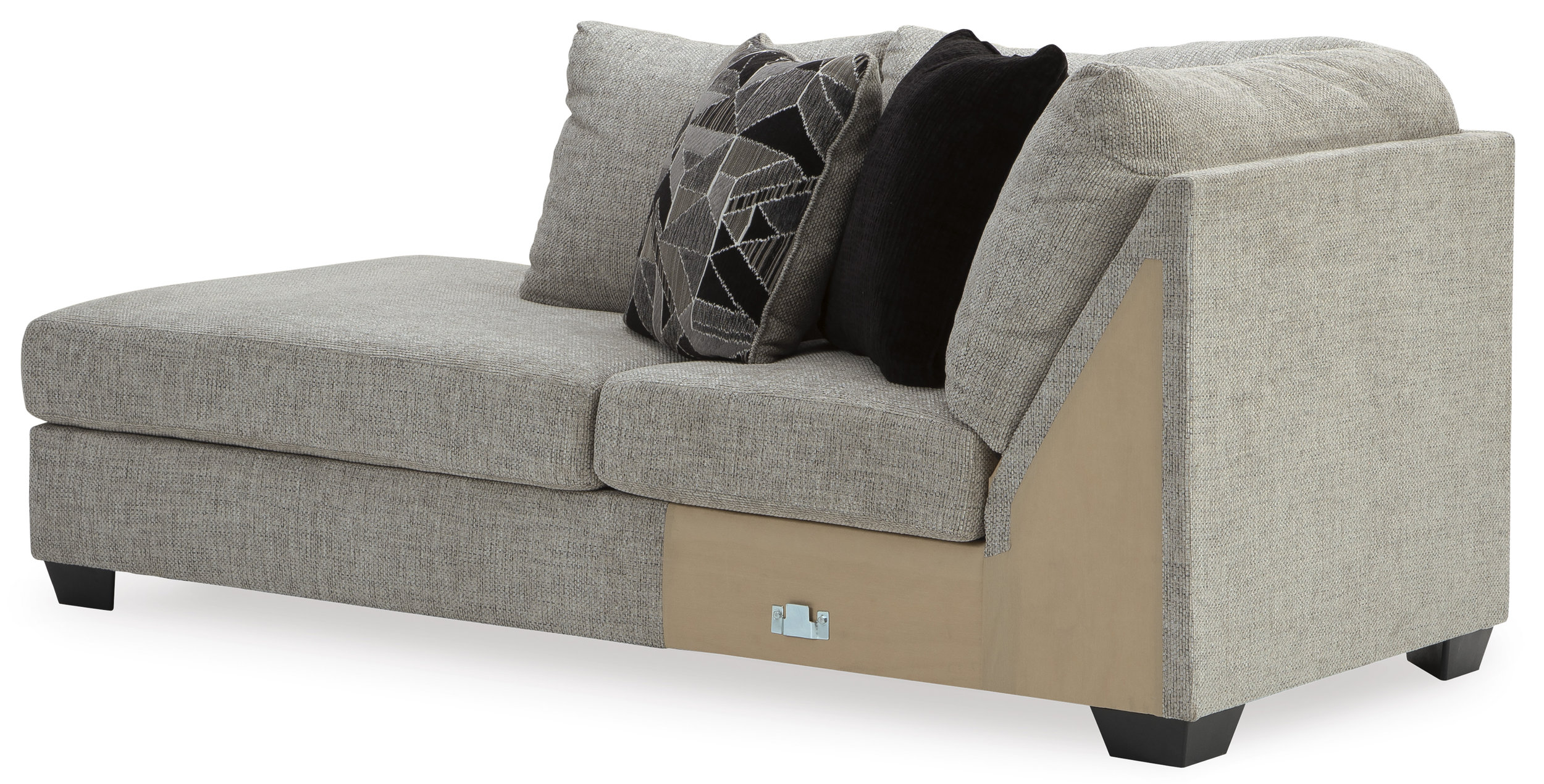 Megginson 2-Piece Polyester Sectional w/RAF Sofa Chaise