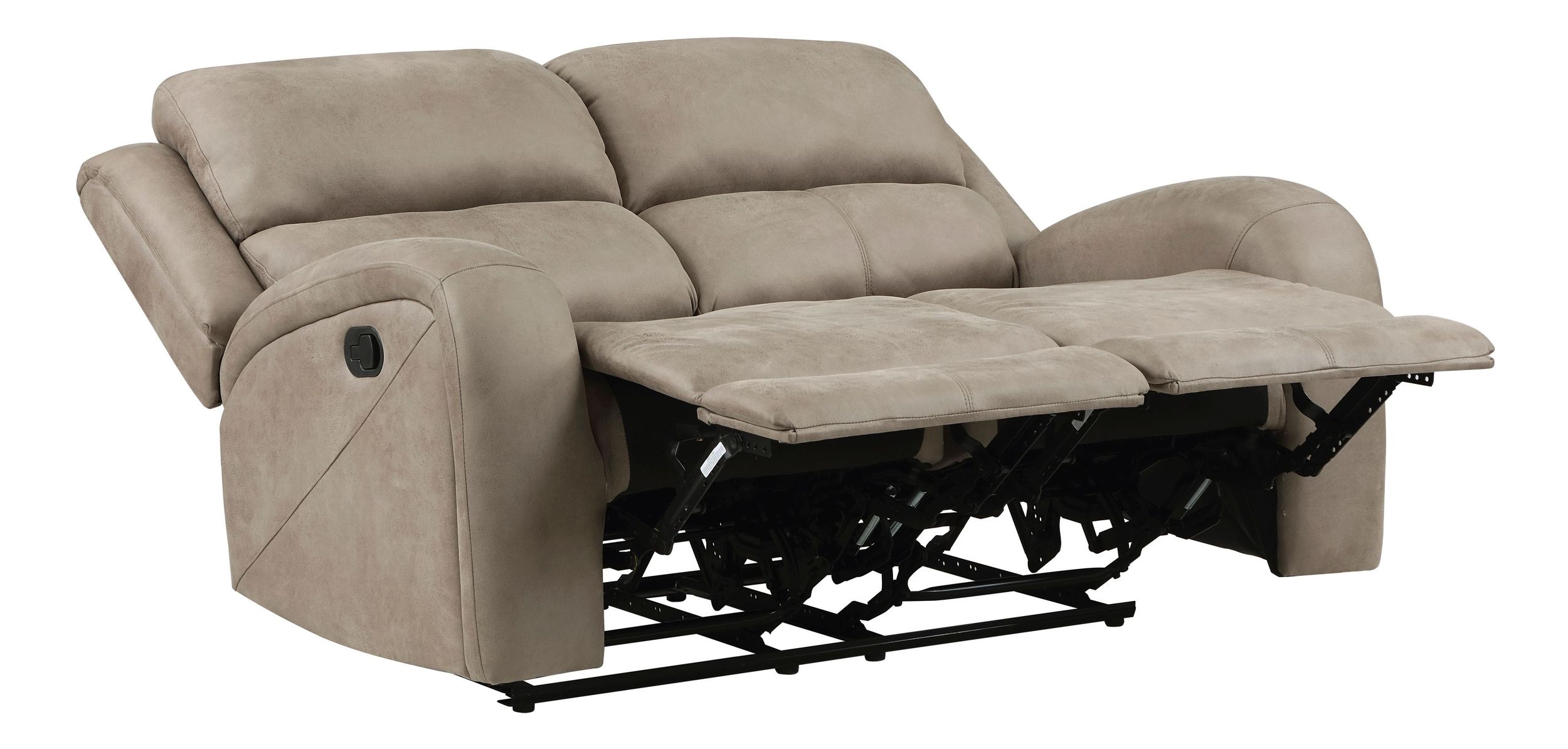 Pagosa Microfiber Double Reclining Loveseat