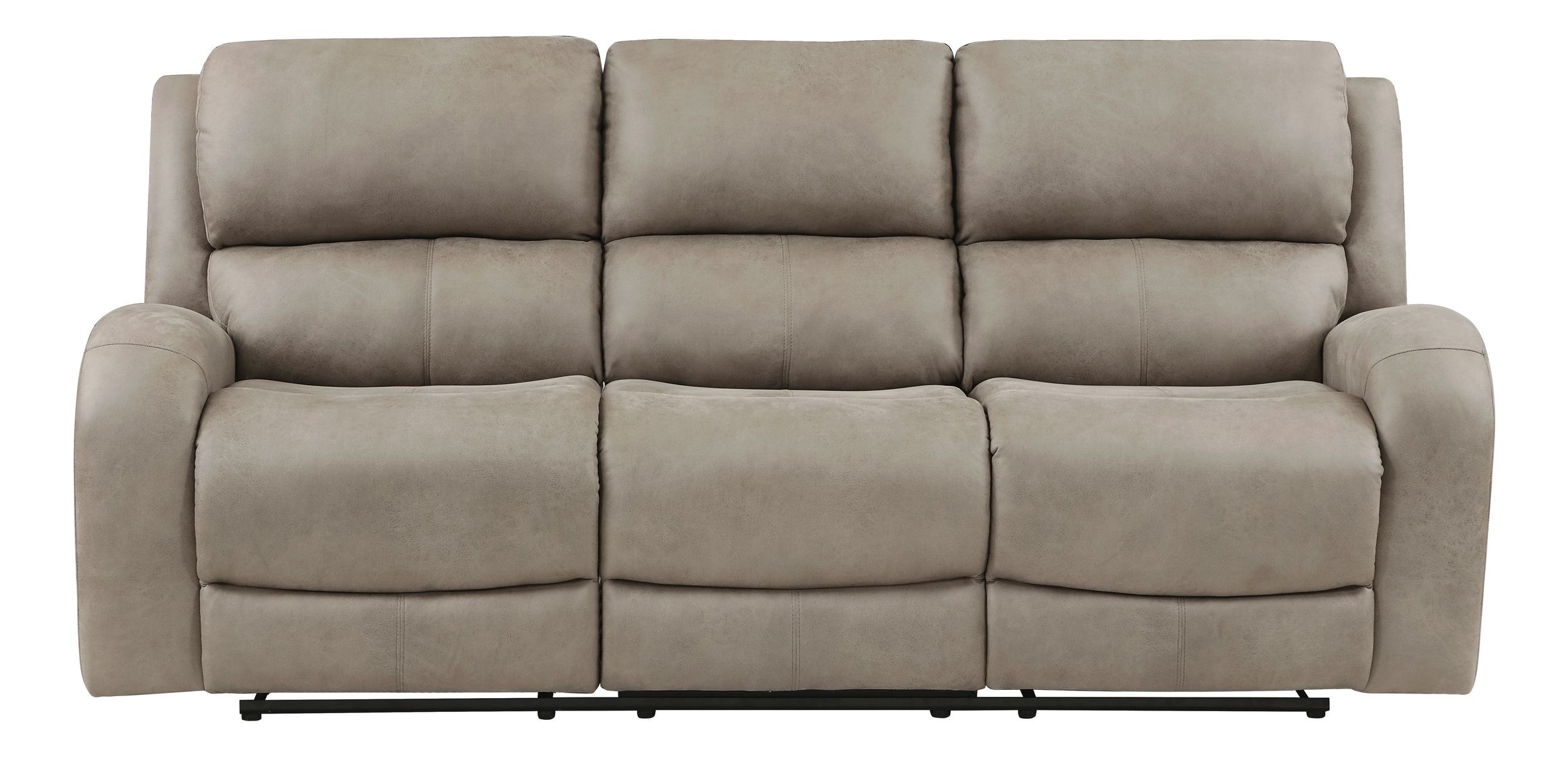 Pagosa Microfiber Double Reclining Living Room Set