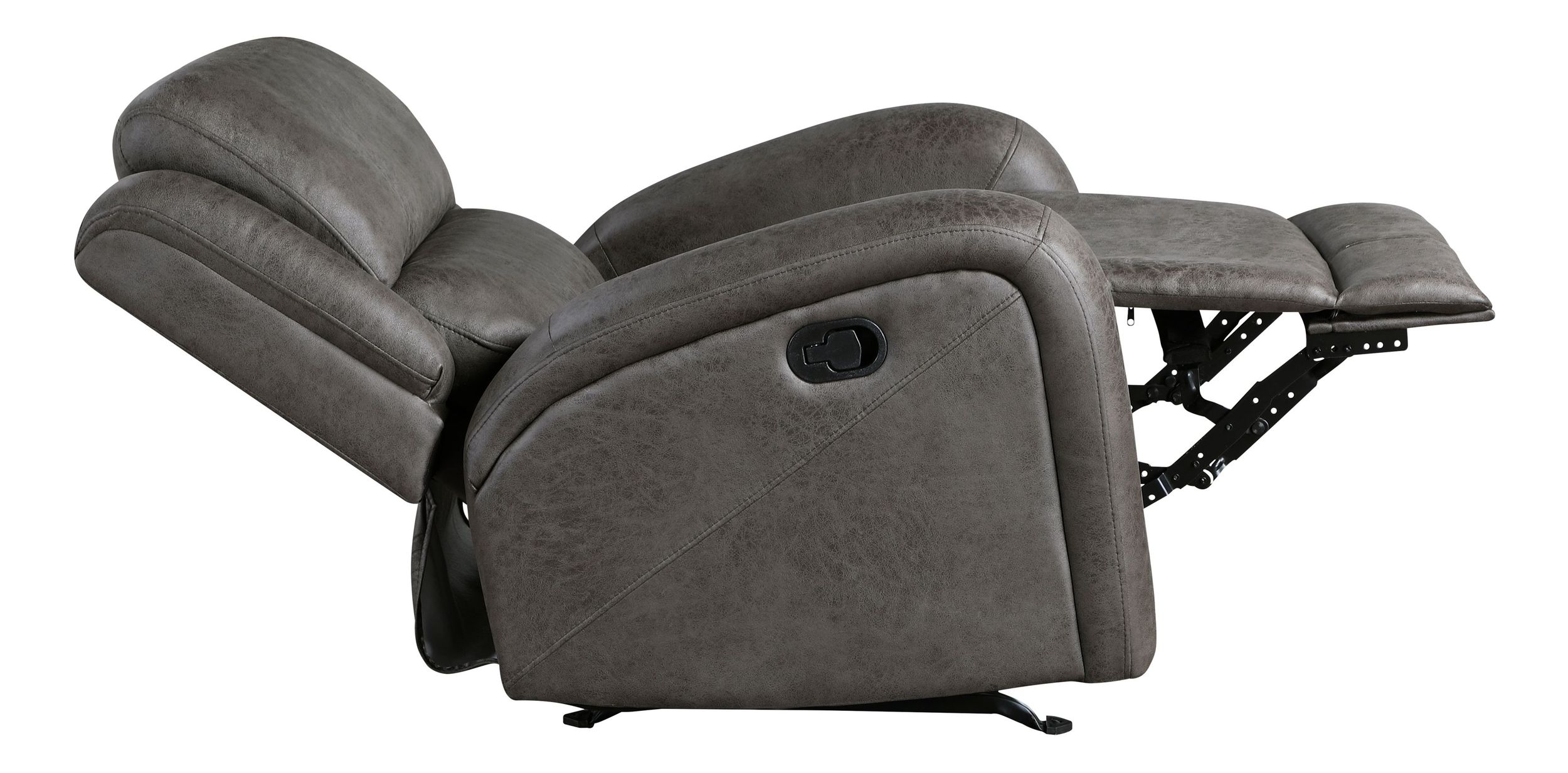 Pagosa Microfiber Double Reclining Living Room Set