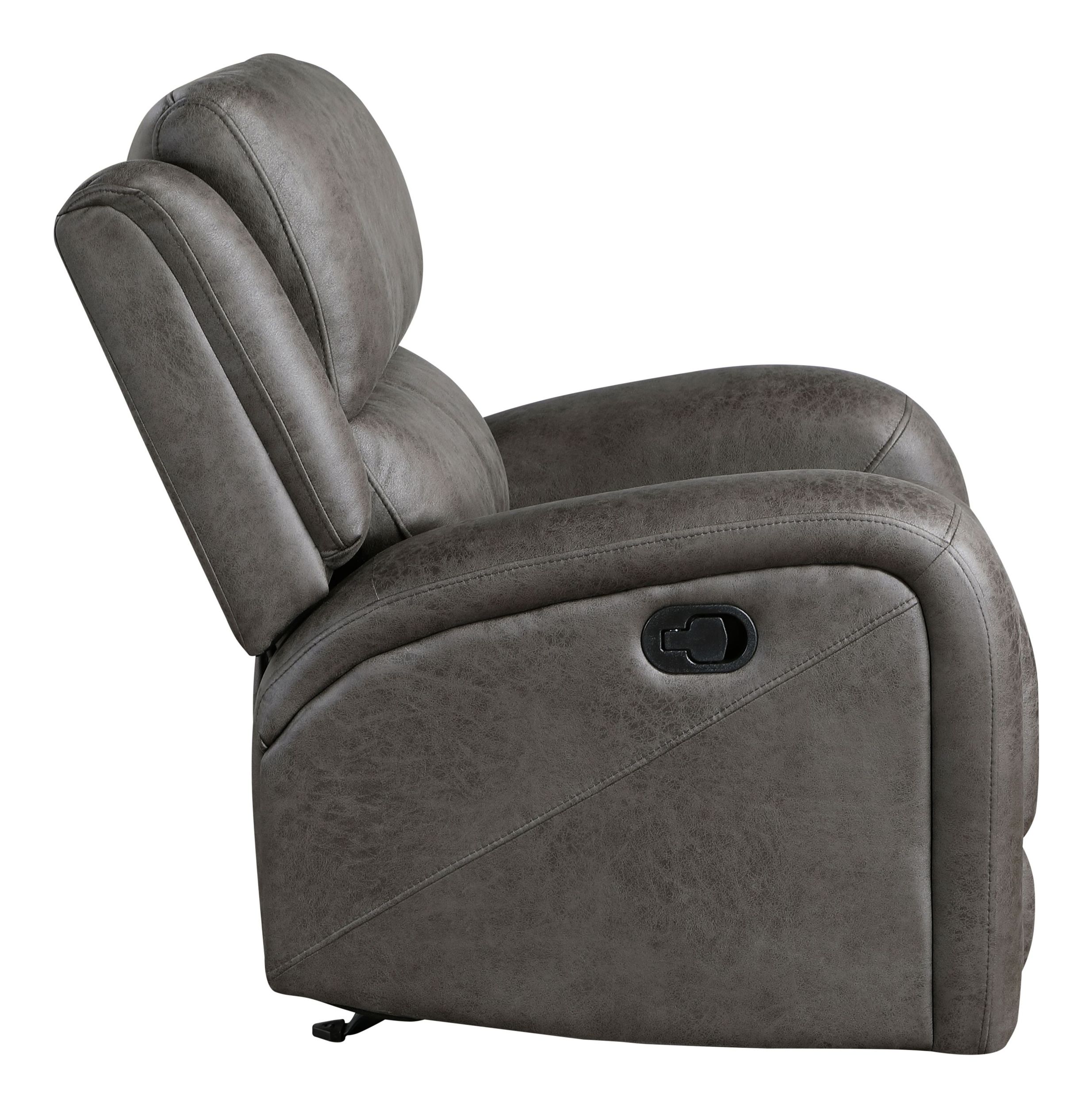 Pagosa Microfiber Double Reclining Living Room Set