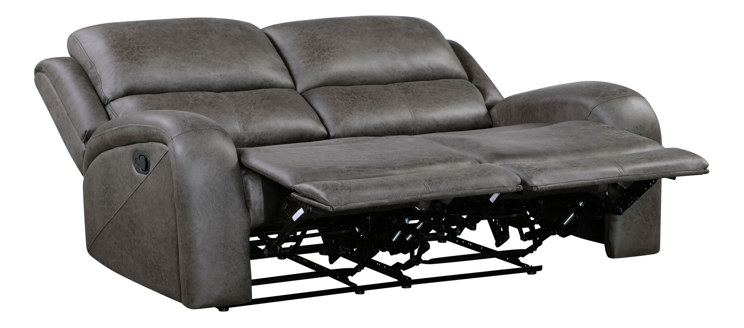 Pagosa Microfiber Double Reclining Living Room Set
